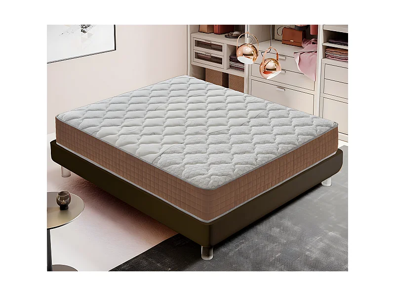 Taschenfederkernmatratze, 5 cm Memory-Schaum, 1600 Taschenfedern, 9 Komfortzonen 120x200