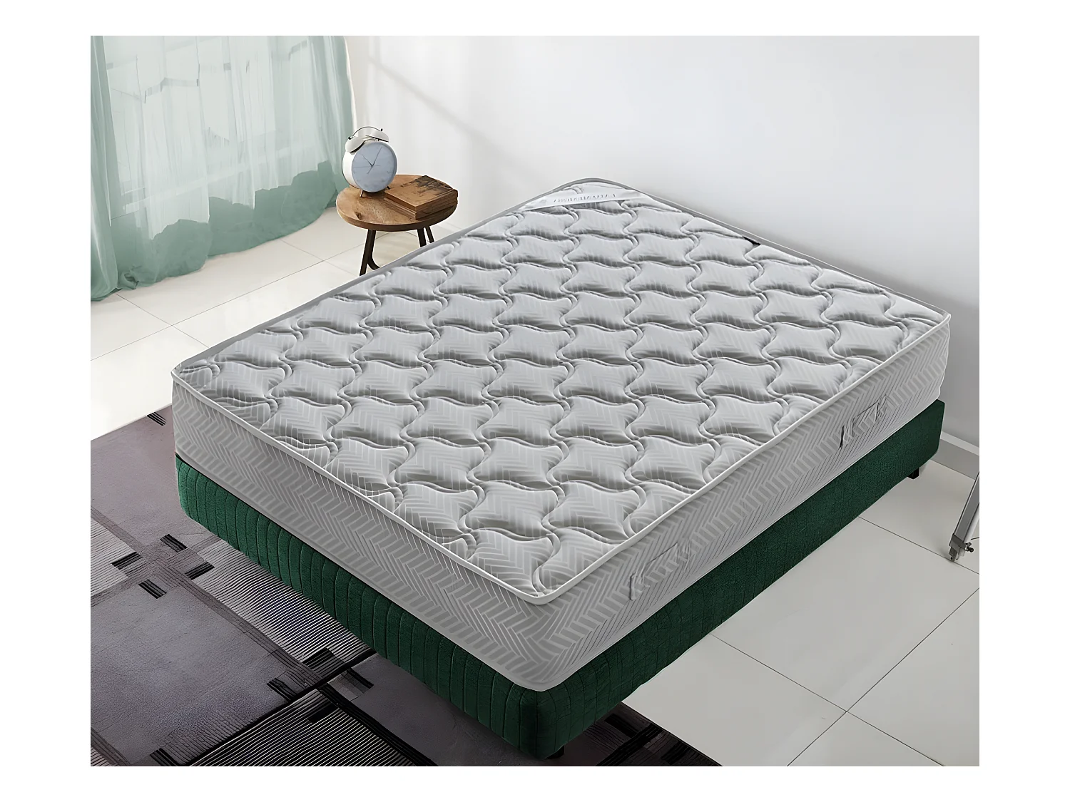 Matelas Waterfoam - hauteur 20 cm - réversible - 11 zones de confort 90x200 cm