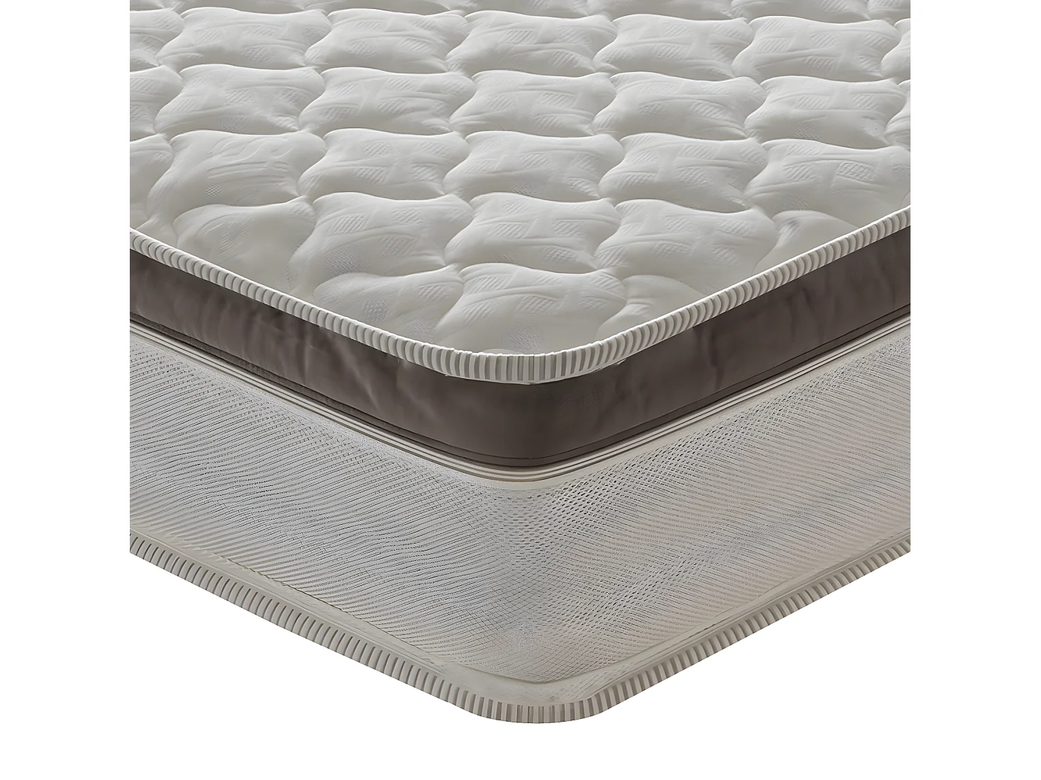 Matelas Ressorts Ensachés 1600 - Housse Anatomique - 7 Zones De Confort 140x200 cm