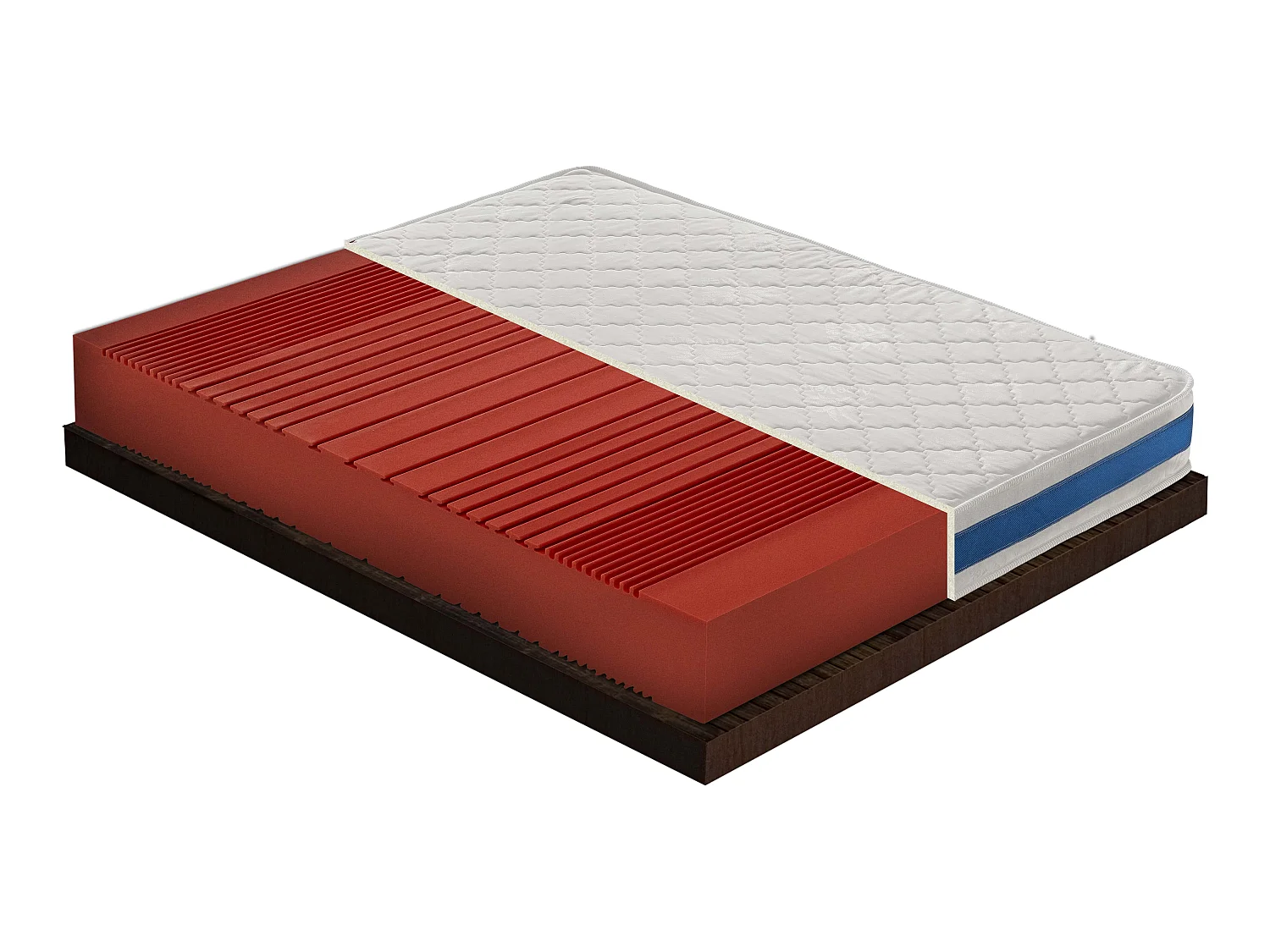 Matelas en mousse - réversible - 11 zones de confort – niveau de rigidité H1 180x200 cm