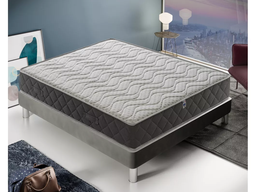 Kauf Unique MaterassieDoghe - Matratze 140x200 Memory Foam - 11 Komfortzonen - Silver Safe-Polsterung