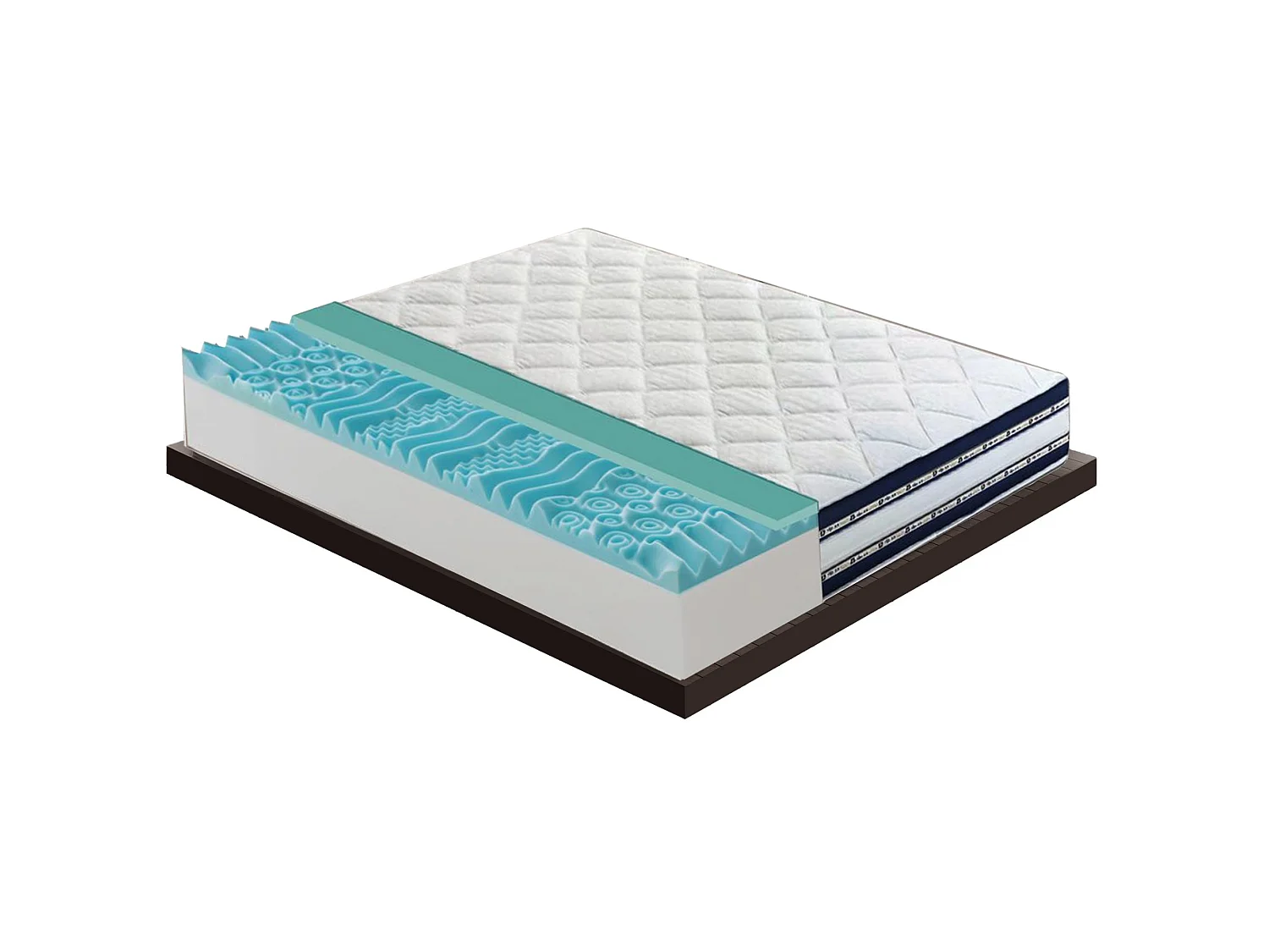 Traagschuim en Verfrissende GelMatras - 26,5 cm hoog 120x190