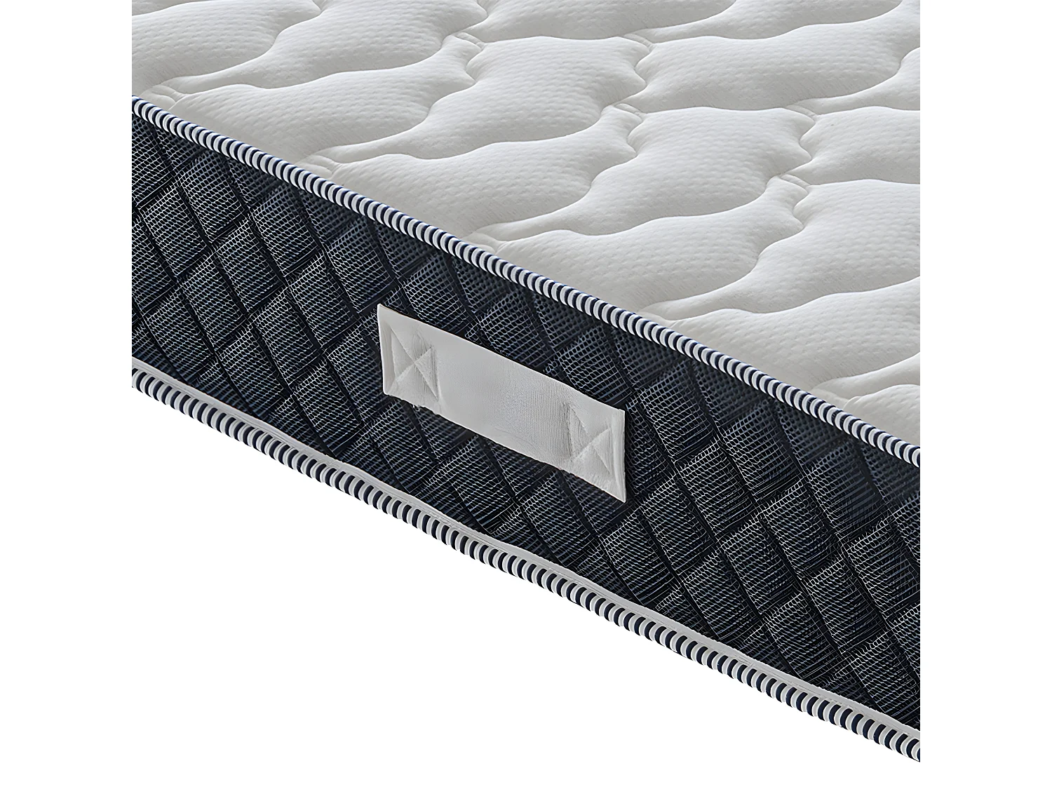 Matelas Mousse - Accueil Mémoire De Forme - Haut 21 Cm - Olympe - Haute Densité - 9 Zones 80x190 cm