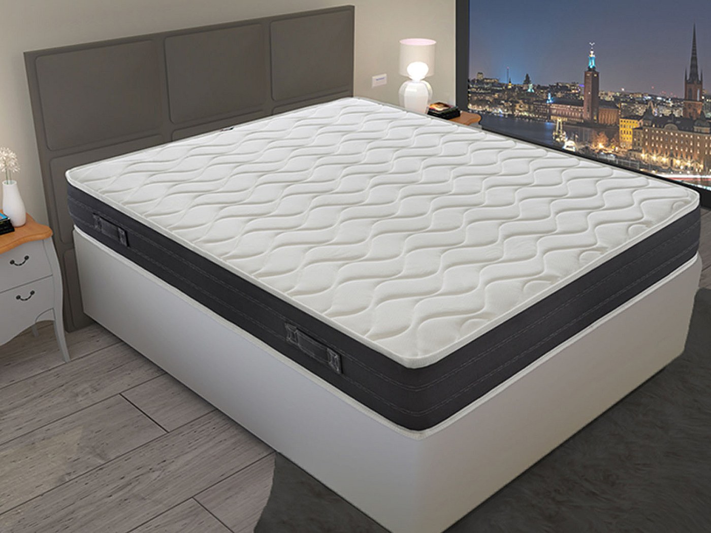 Topper Per Materasso Queen Size In Memory Foam Con Gel Rinfrescante, 5 Zone, Morbido Viola, Certificato CertiPUR-US, Antipressione