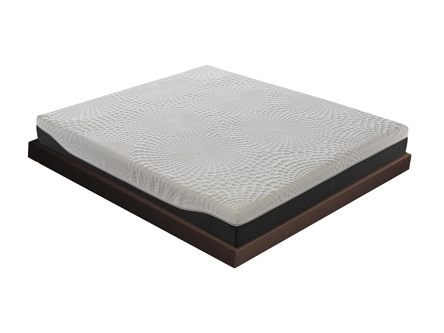 Matelas à ressorts ensachés, mousse à mémoire de forme, hauteur 25 cm 13 zones de confort 80x200 cm