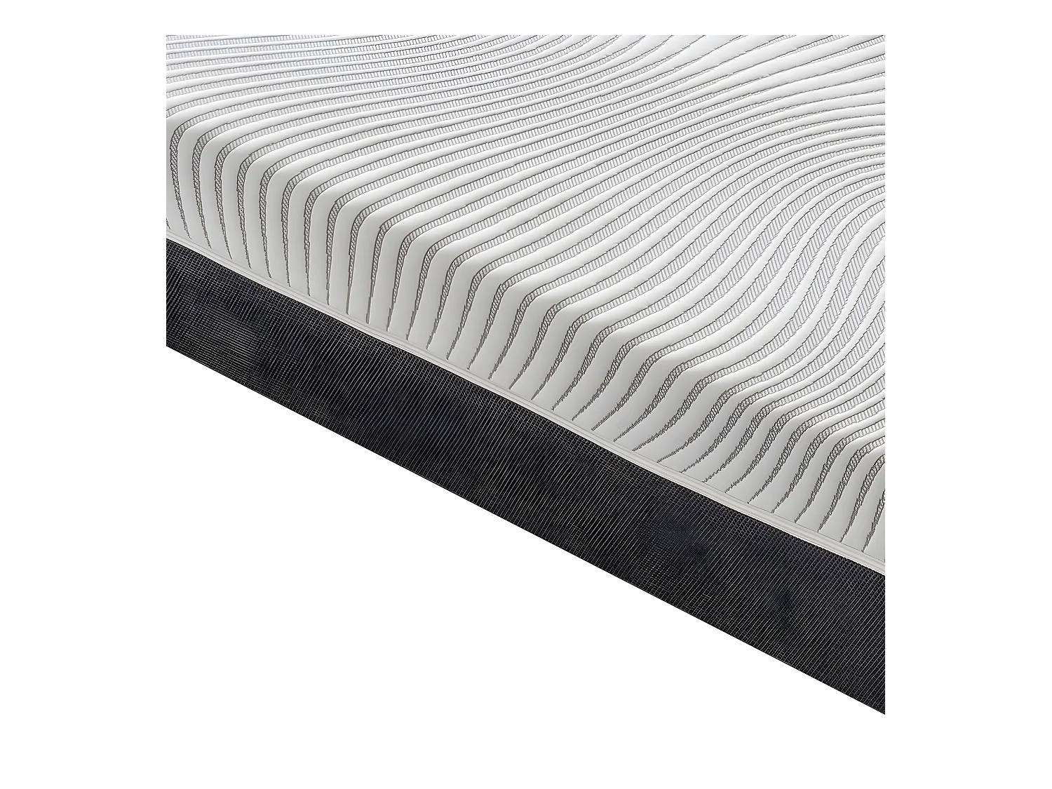 Matras 80x200 pocketveren en traagschuim - 20 cm hoog - Afneembare hoes - 9 comfortzones