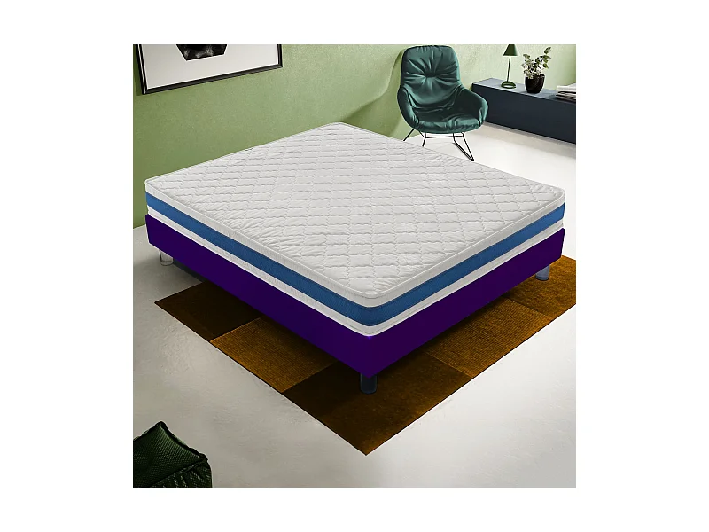 Wasserschaummatratze – wendbar – 11 Komfortzonen – H4 180x200