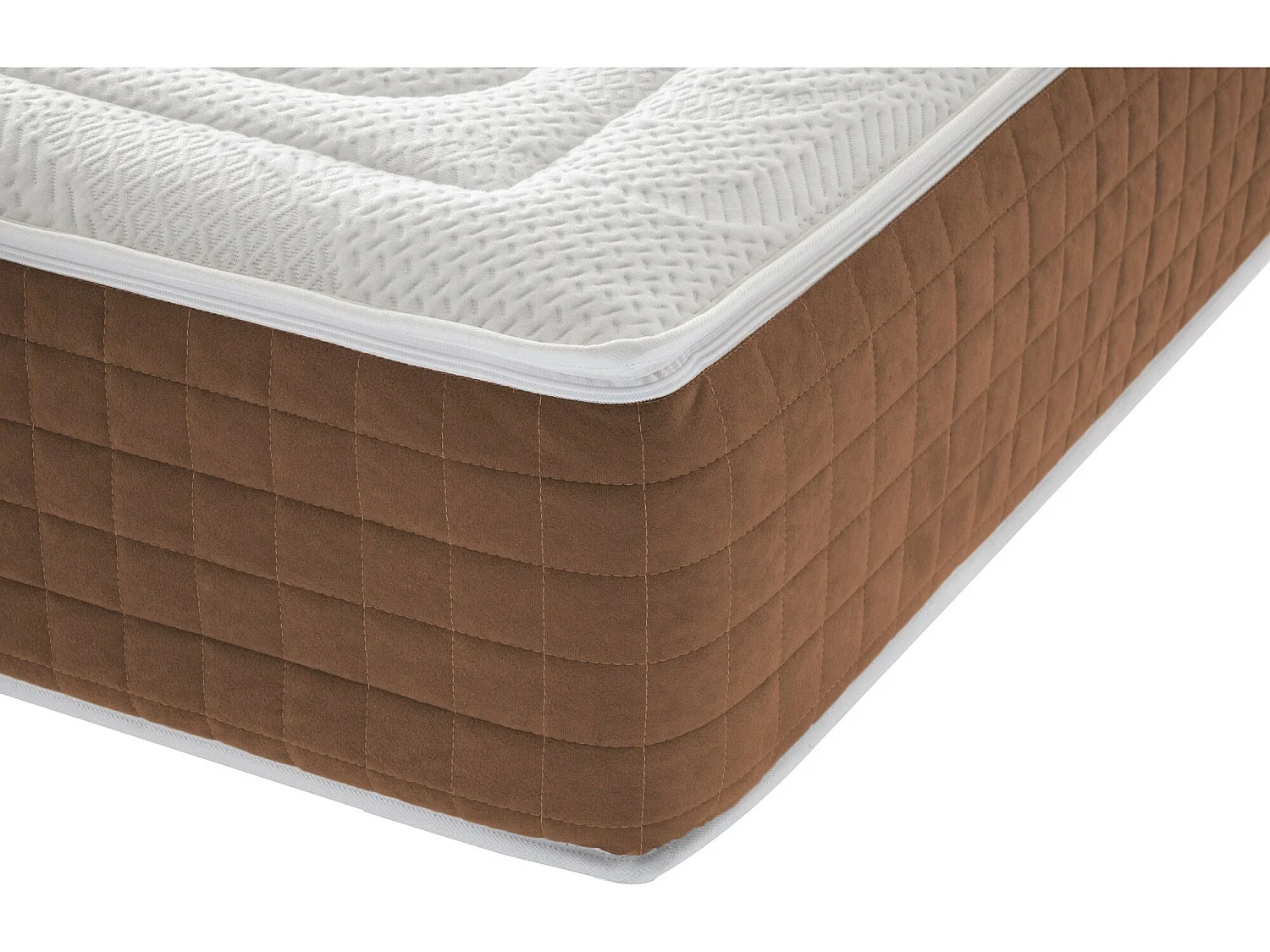 Matelas à mémoire de forme avec 5 cm de mémoire - Hauteur 25 cm - AMOVIBLE 120x190 cm