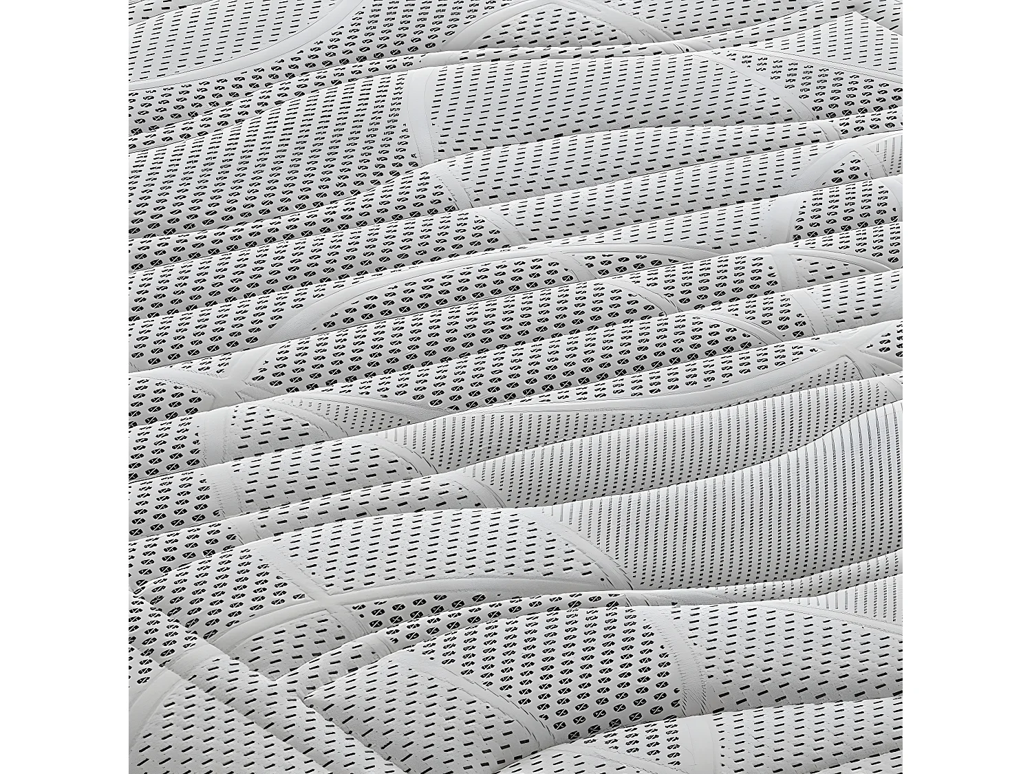 Materasso in Memory Foam - 13 Zone di Comfort - Alta densità - Reversibile - Rigidità H3 180x200