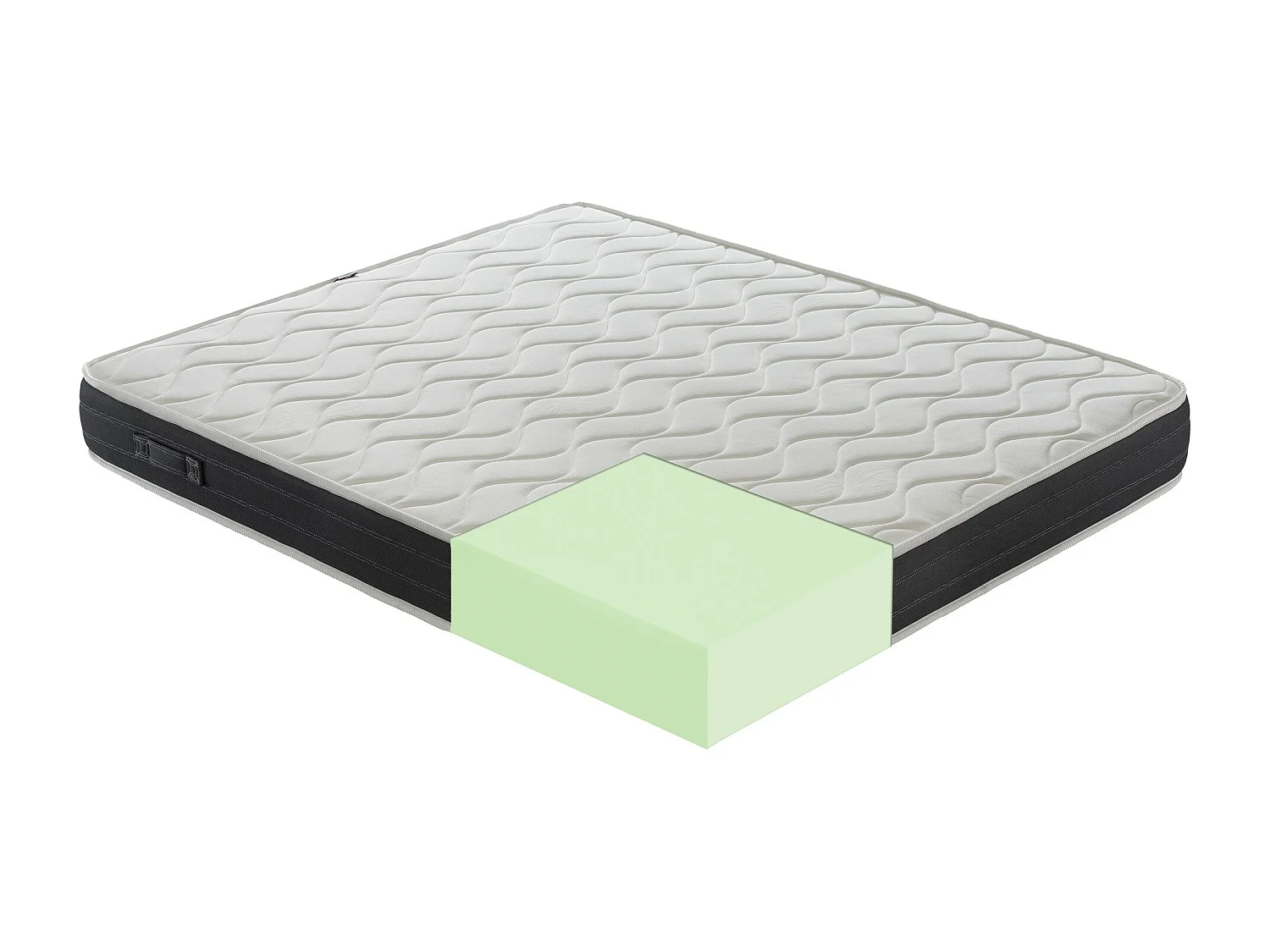 Memory Foam-Matratze – 20 cm hoch – 11 Komfortzonen 160x200