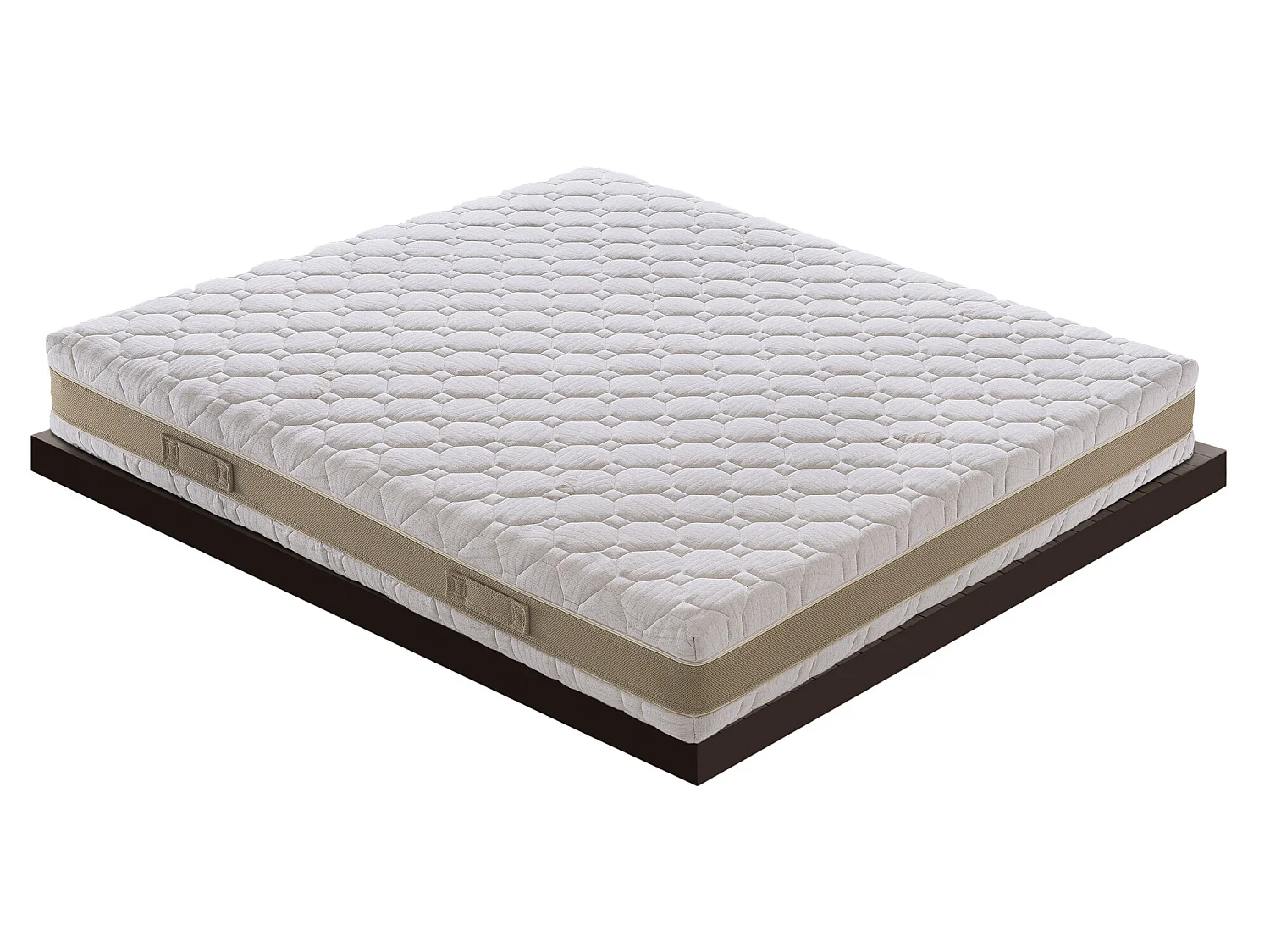 Materasso in memory foam, 3 strati, rivestimento sfoderabile, 5 cm di memory foam, 7 zone di comfort 180x200