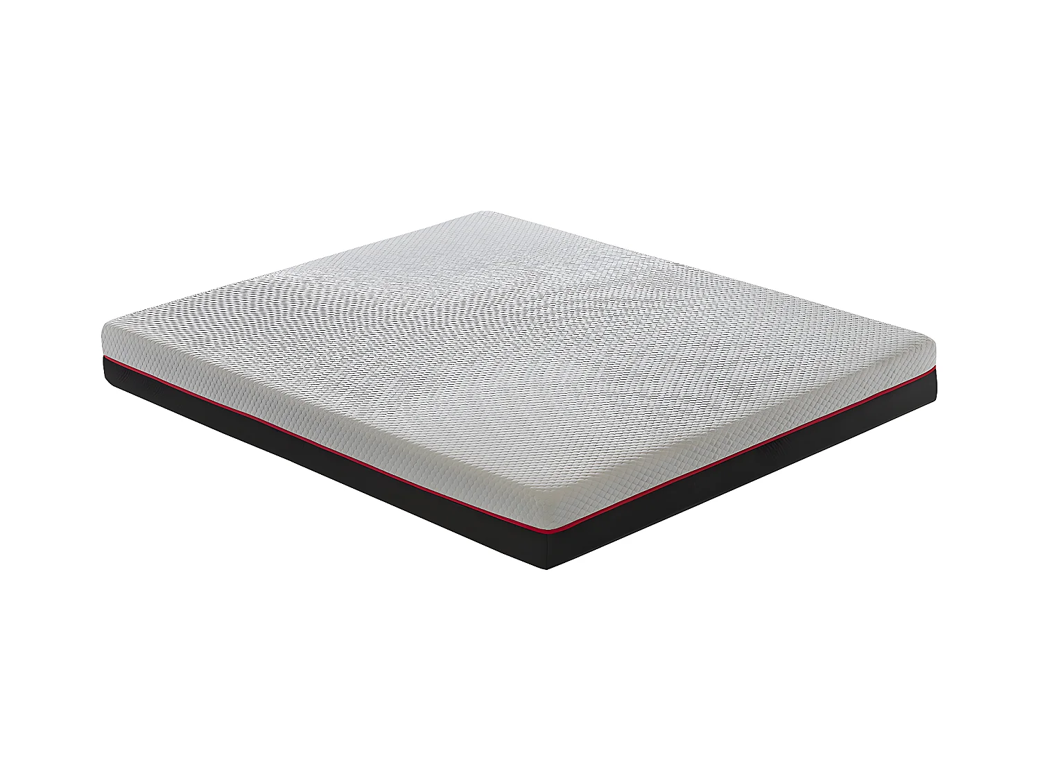 Memory Foam-Matratze 20 cm hoch – 2 Schichten, abnehmbarer Bezug 160x190