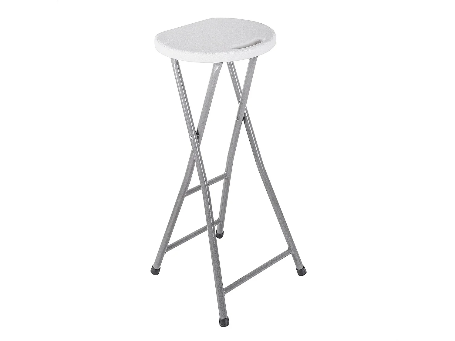 Tabouret de bar haut, finition métal, 31,5x28x70 cm