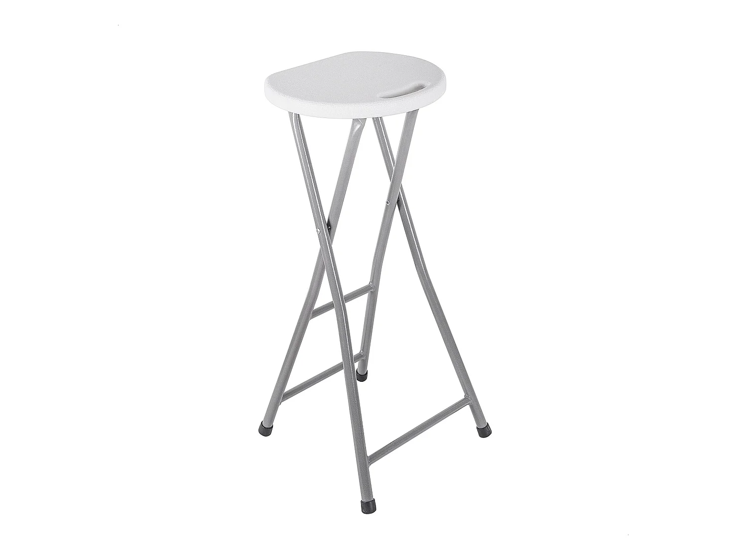 Tabouret de bar haut, finition métal, 31,5x28x70 cm