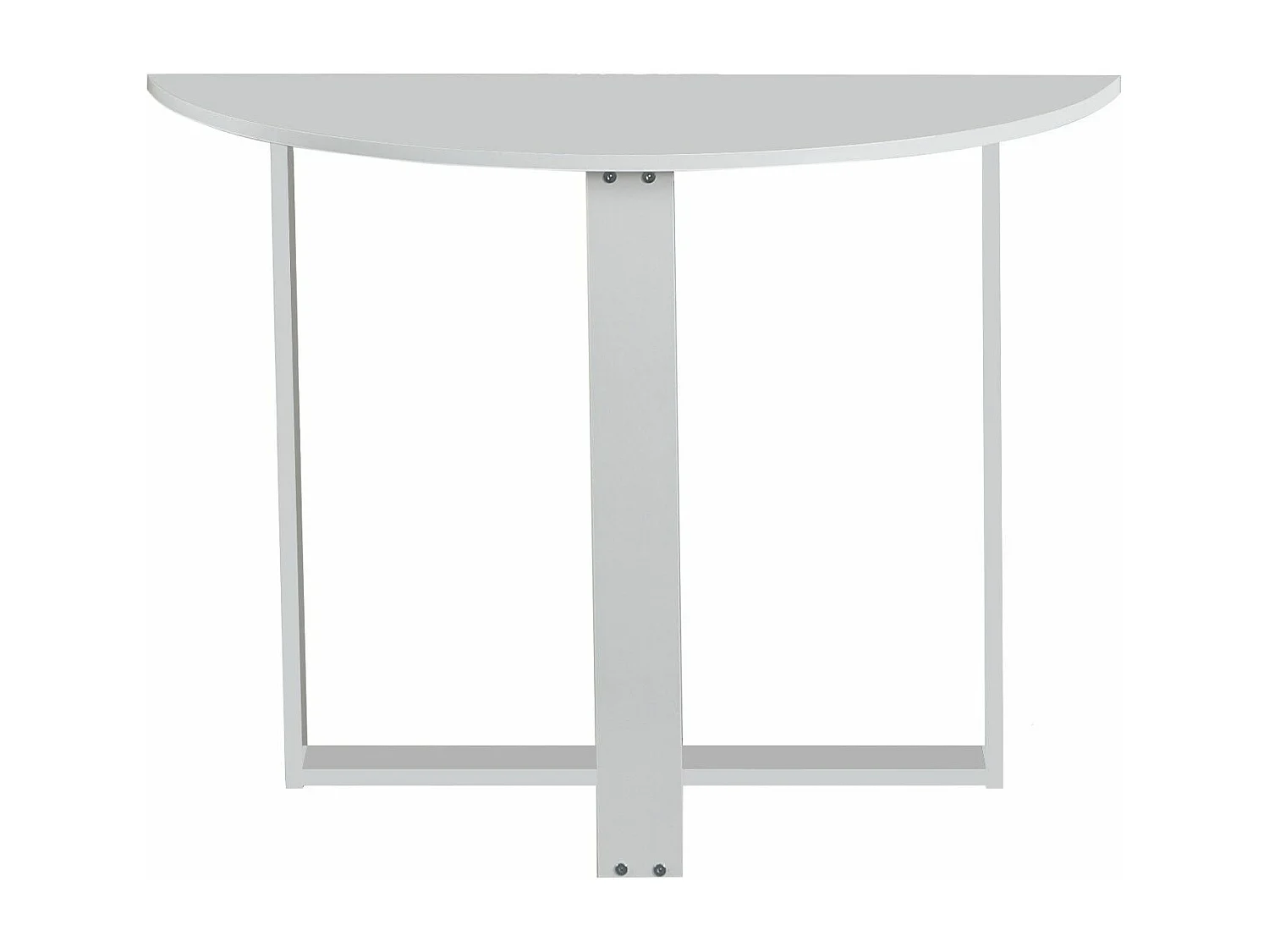 Mesa Kailua 764, Blanco brillante|Blanco, 77x45x106cm, Aglomerado laminado