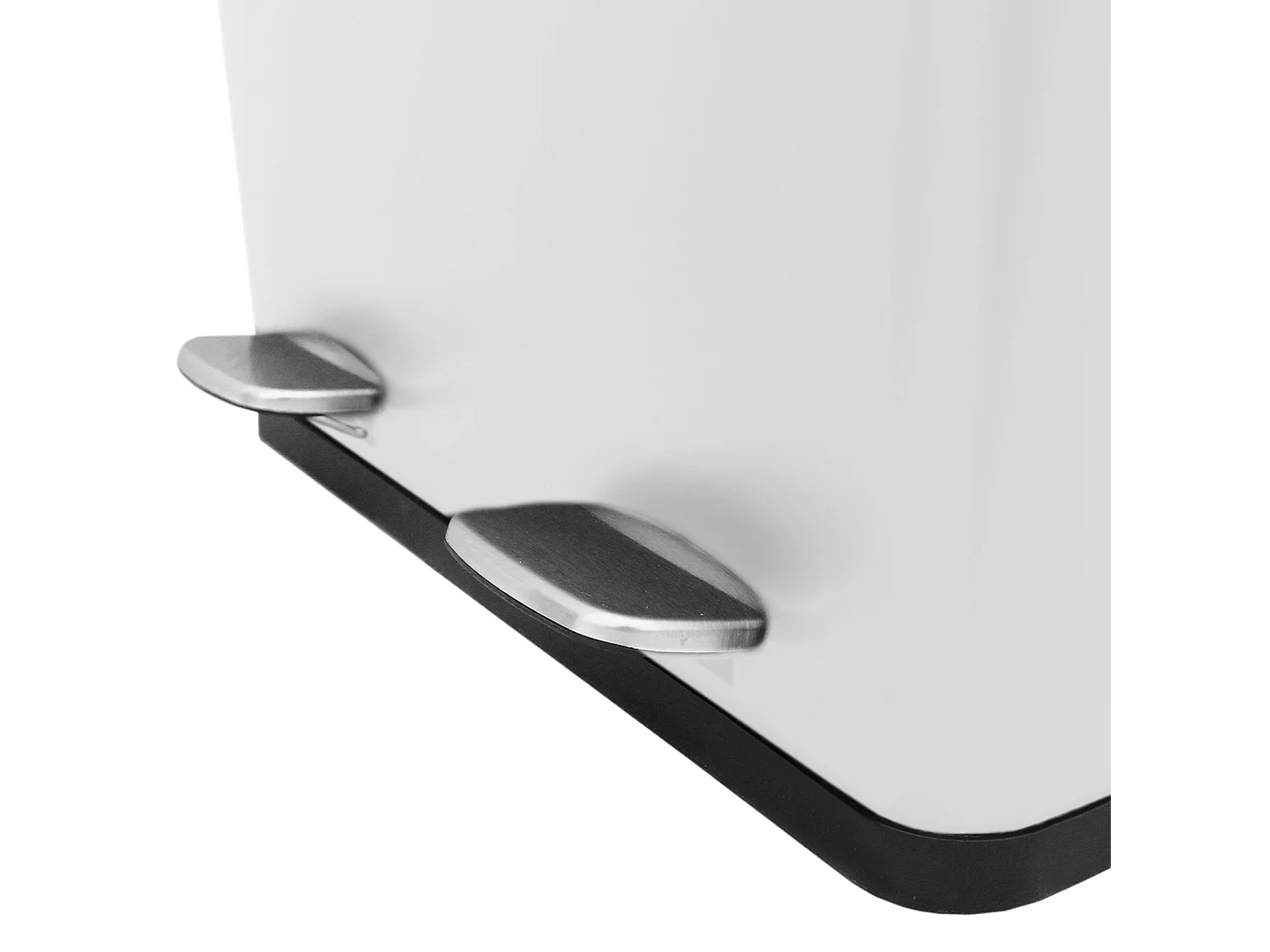 Poubelle de Recyclage 60L Double Blanche