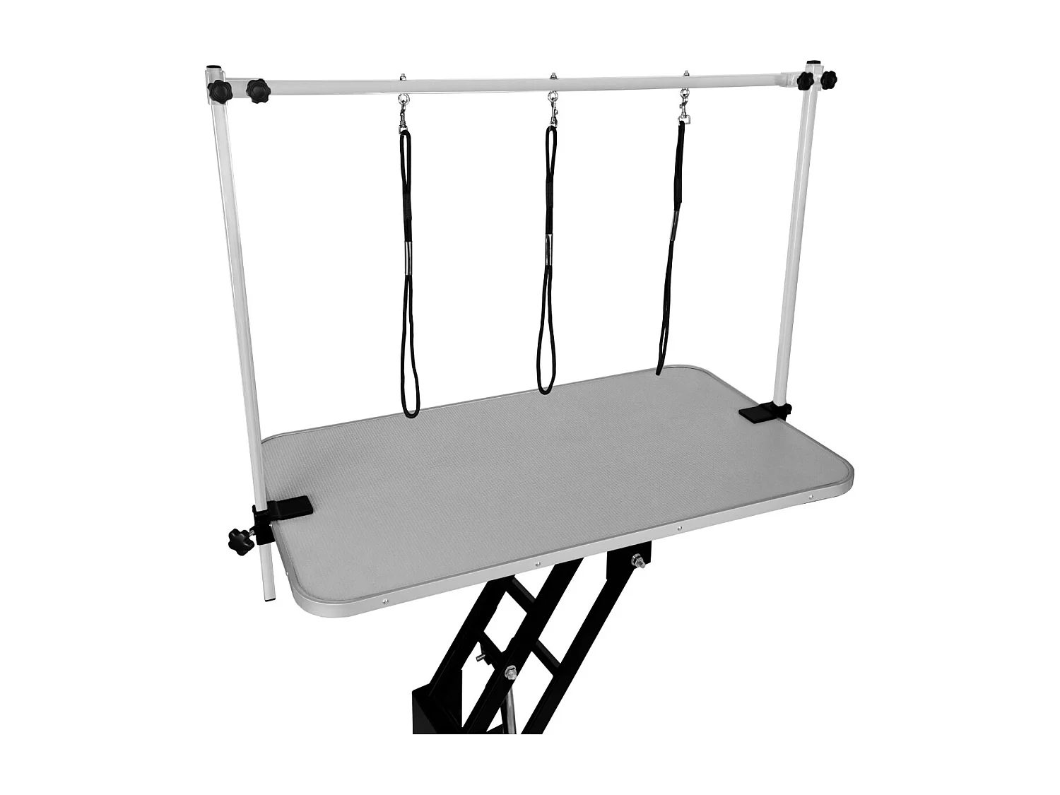 Zwart Hydraulisch Trimeerbord - Grijs Tafelblad