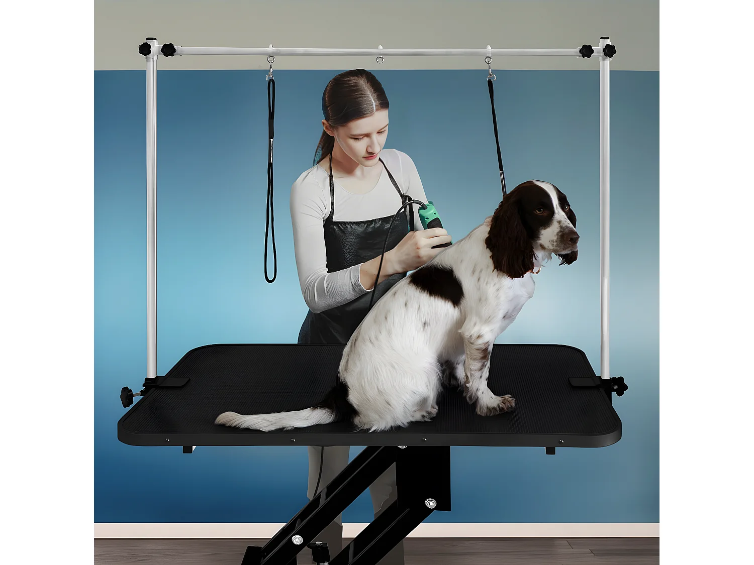 Zwart Hydraulisch Trimeerbord - Zwart Tafelblad