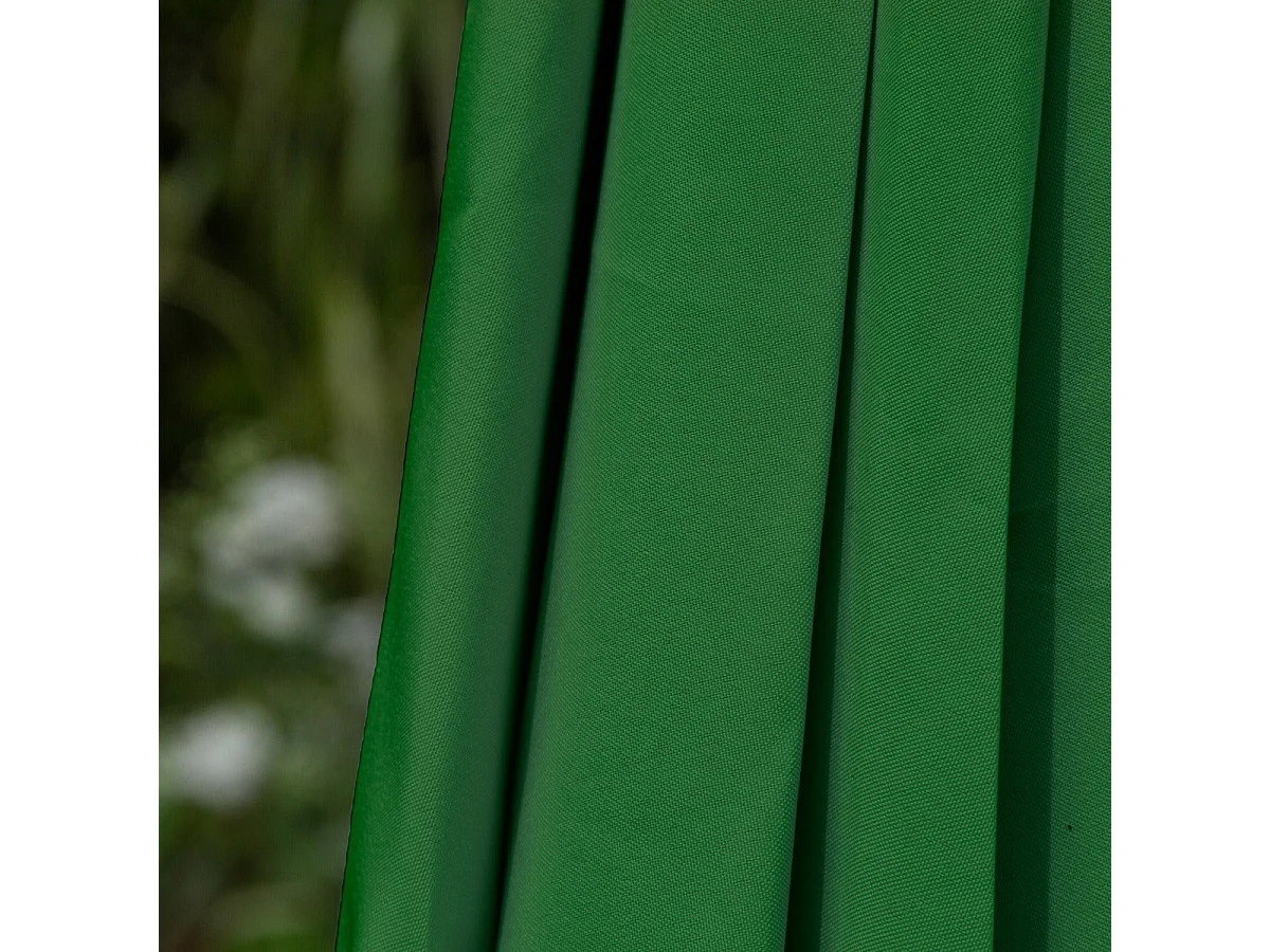 Parasol Vert 270 cm avec 32 LED's Intégrés