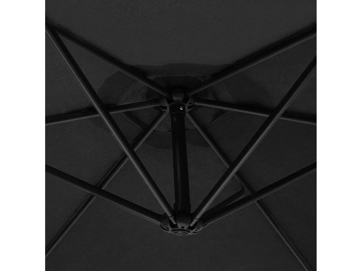 Zweefparasol - Zwart