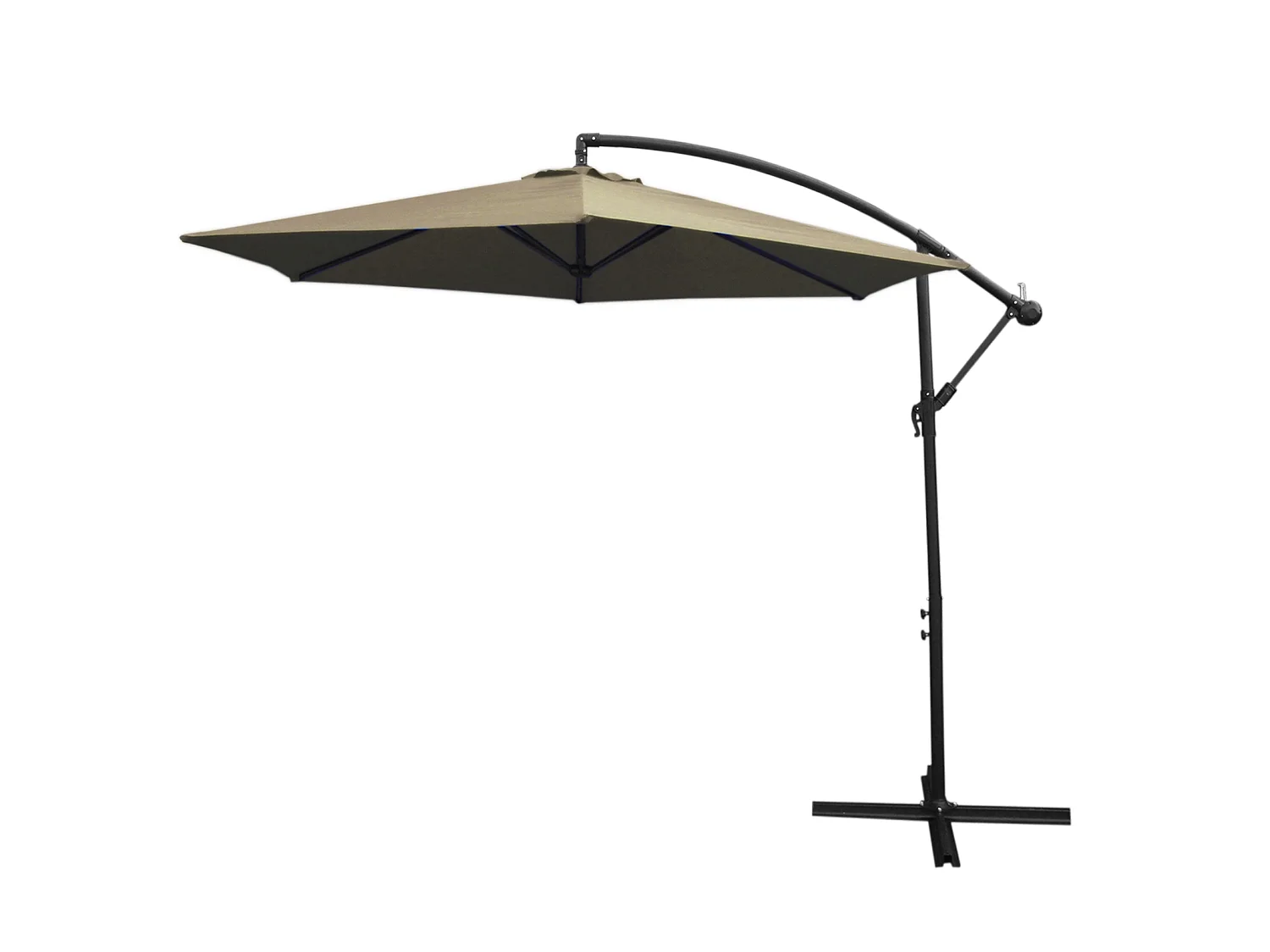Beige Cantilever Parasol