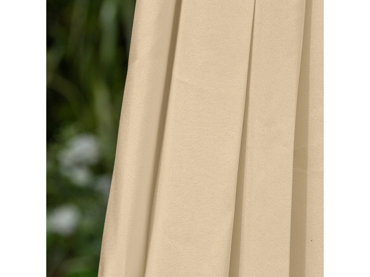 LED Parasol met Kantelfuntie 270 cm - Beige