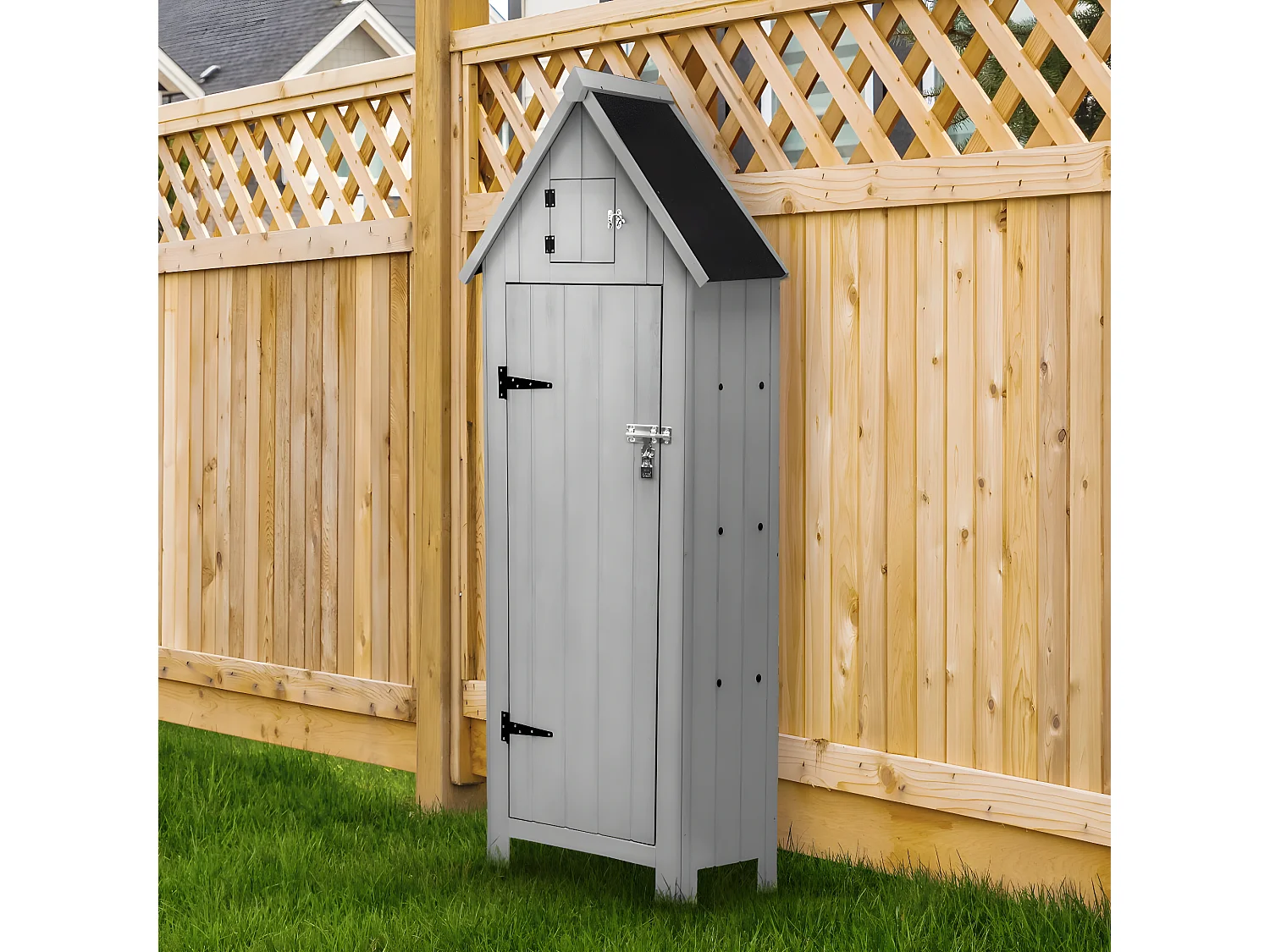 Abri de Jardin en Bois - Gris