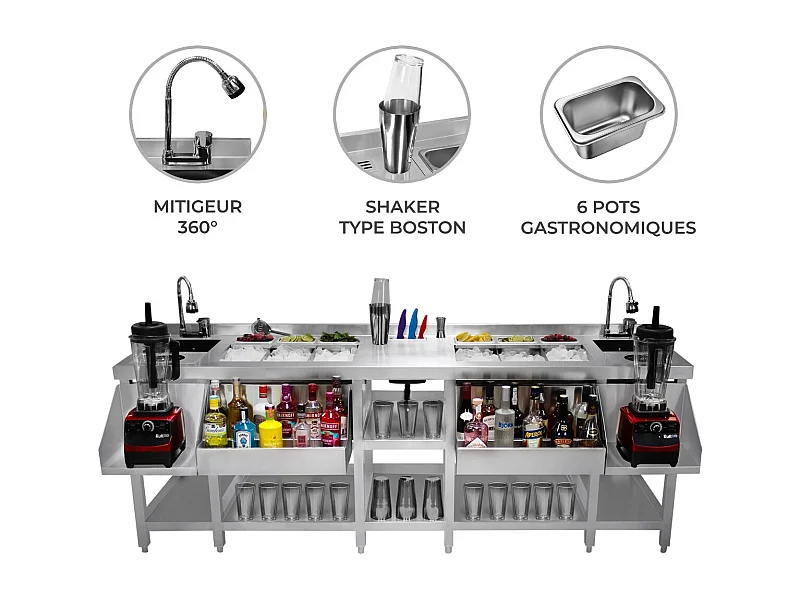 Tweeling Cocktailbar Station