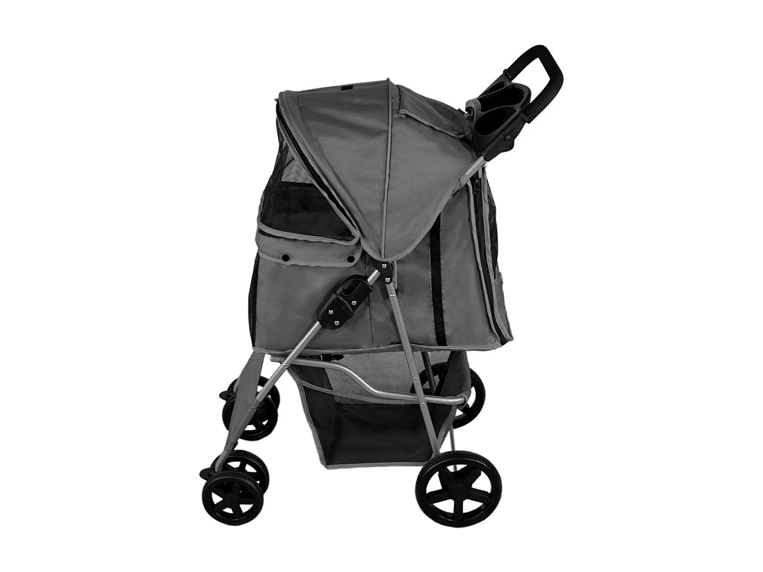 Poussette pour Animal de Compagnie – Grise