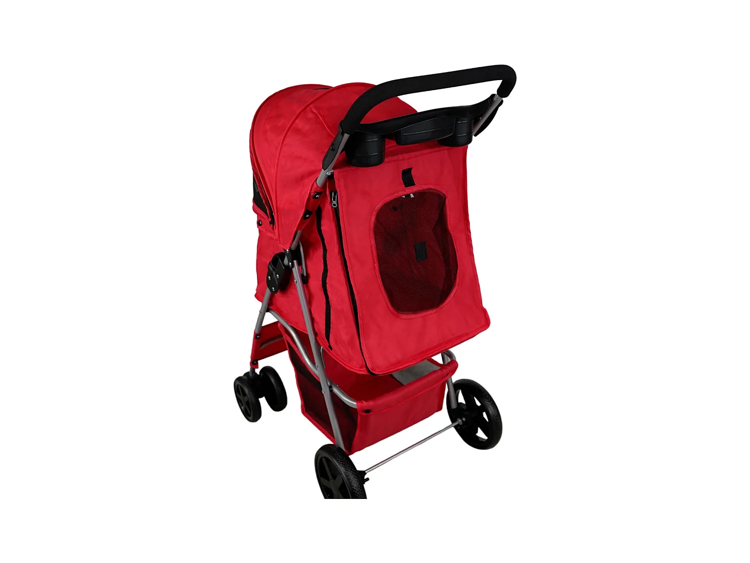Poussette pour Animal de Compagnie – Rouge