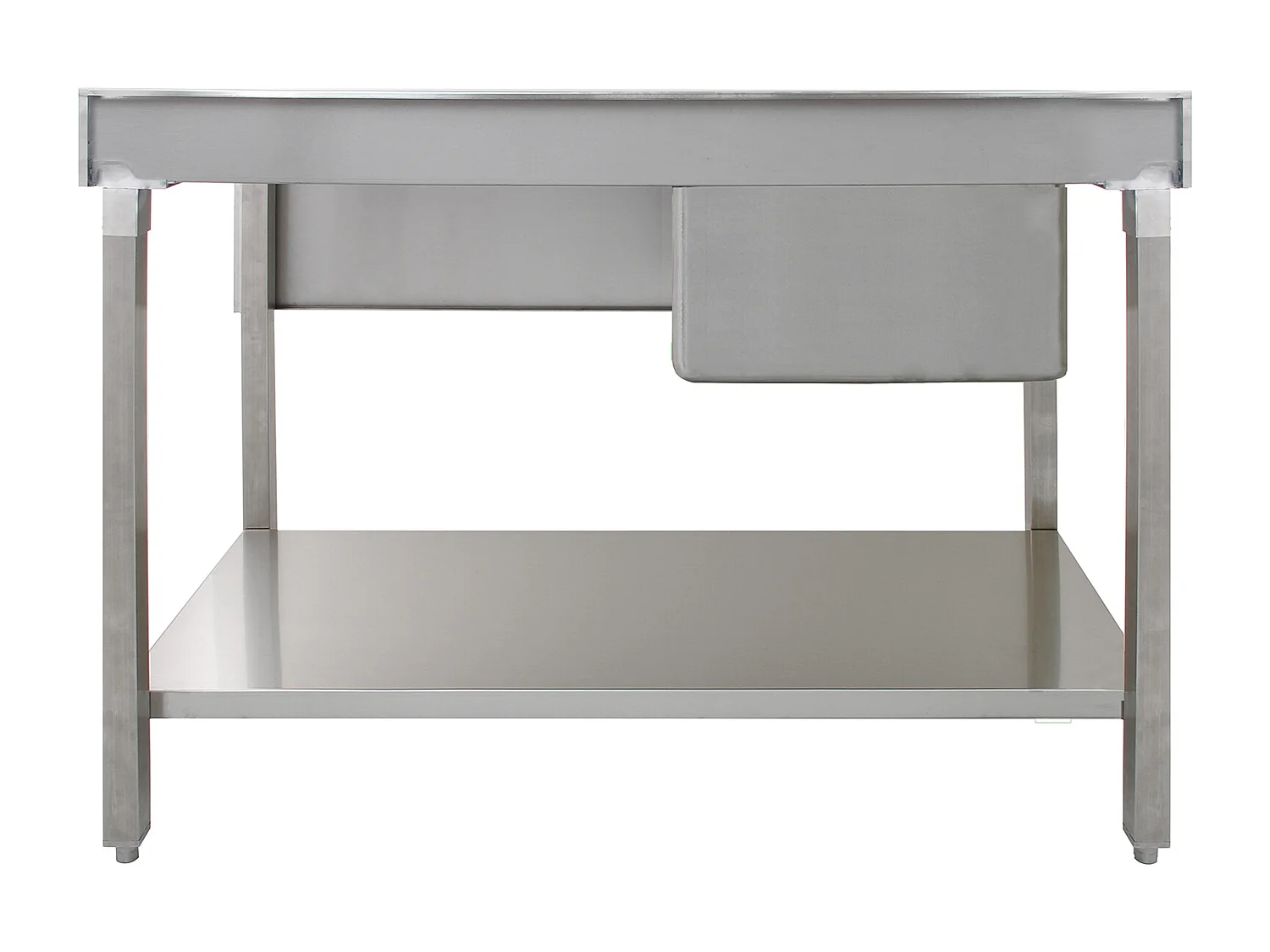 KuKoo professionele spoeltafel - RVS - Spoelbak Links