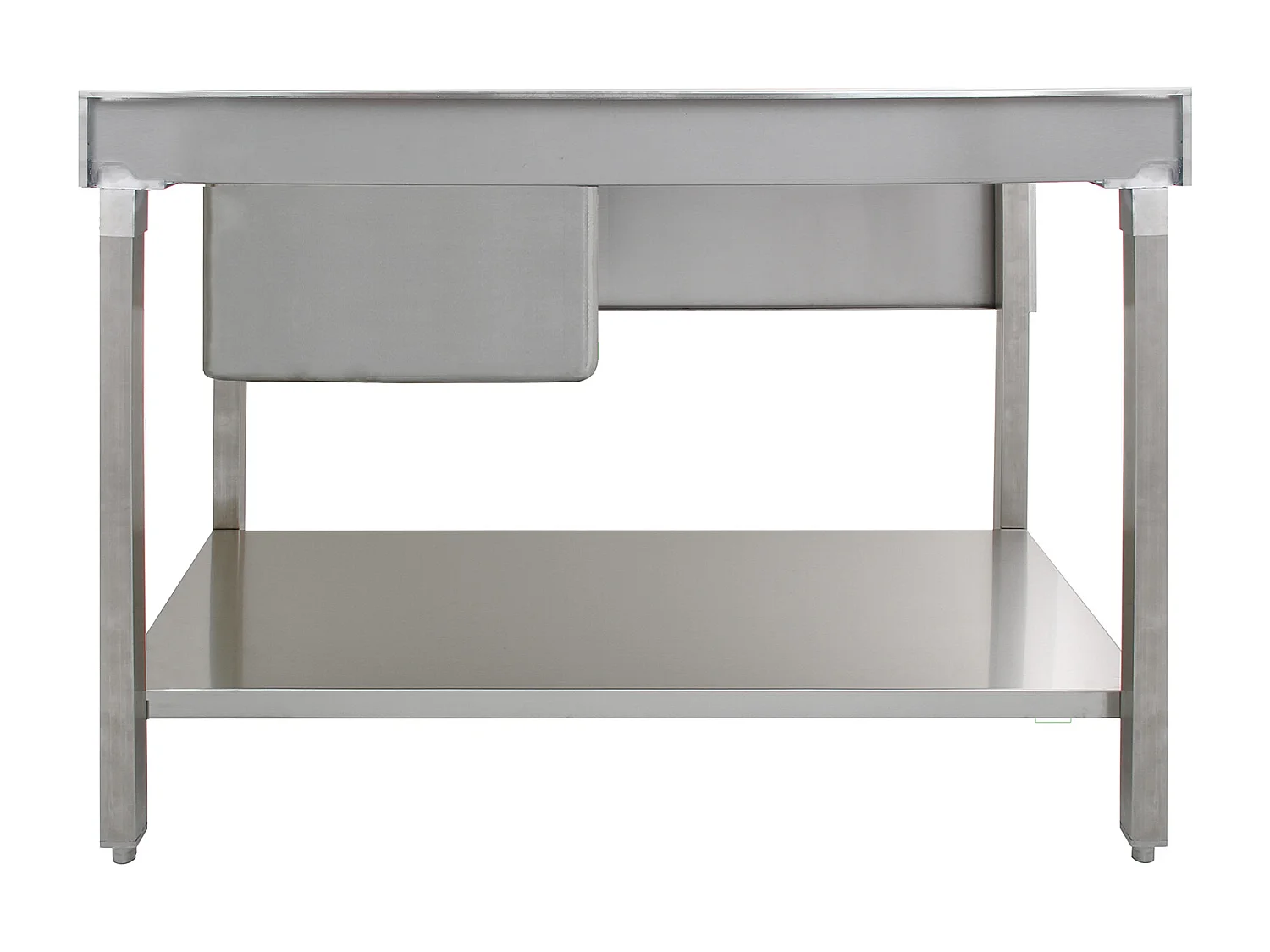 KuKoo professionele spoeltafel â€“ RVS â€“ Spoelbak Rechts