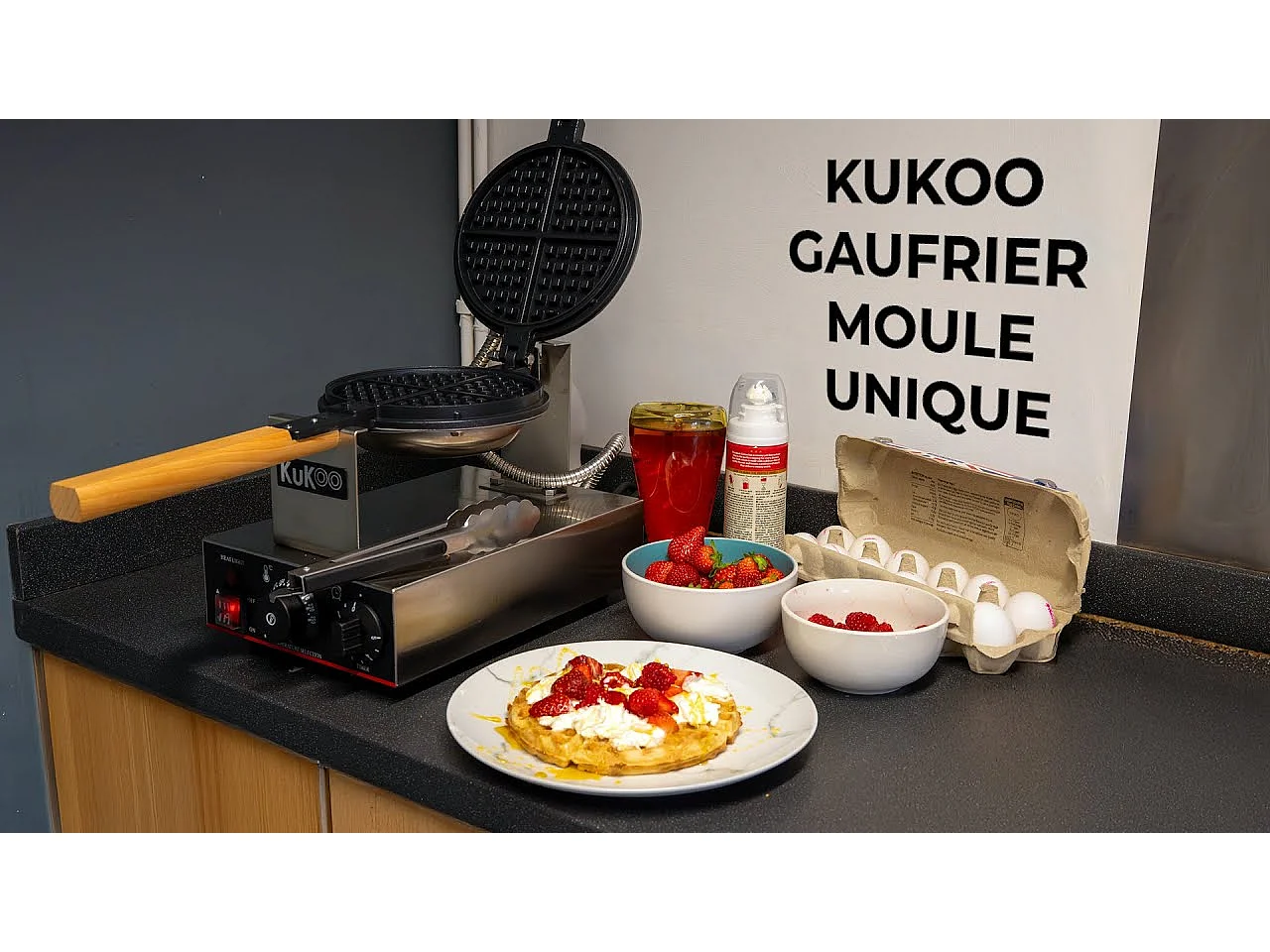 KuKoo Wafelijzer - Enkel