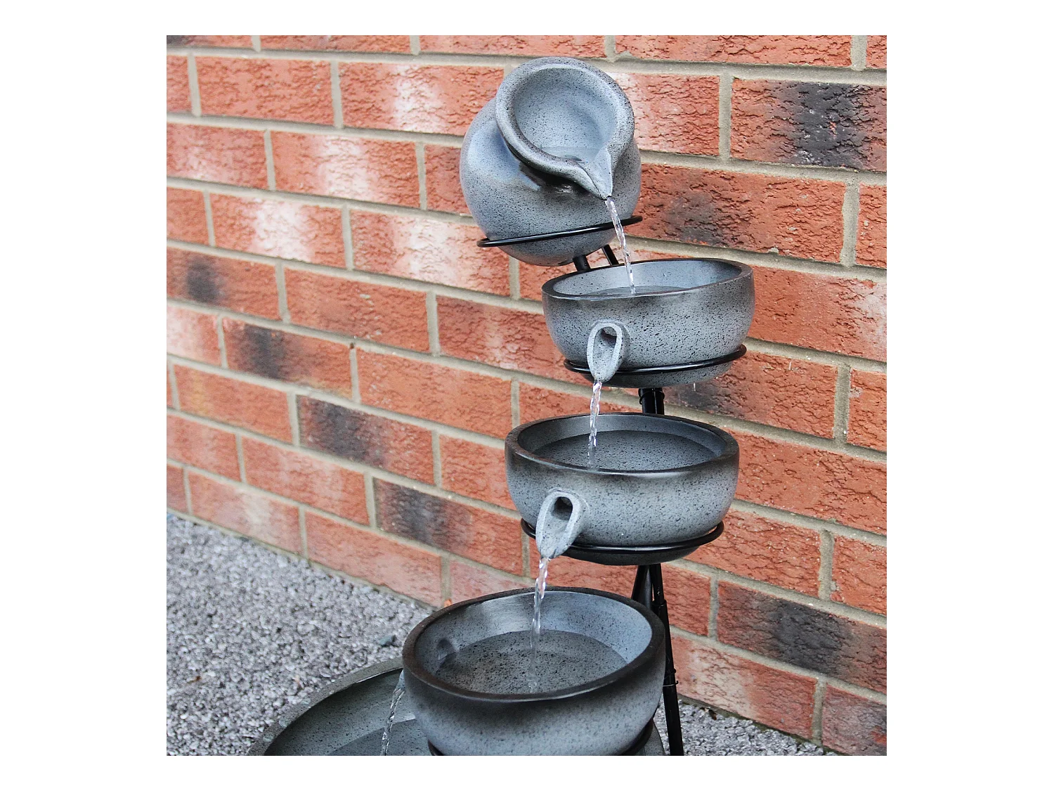 Tuinfontein - Zonne-energie - Grijs - 4 etages