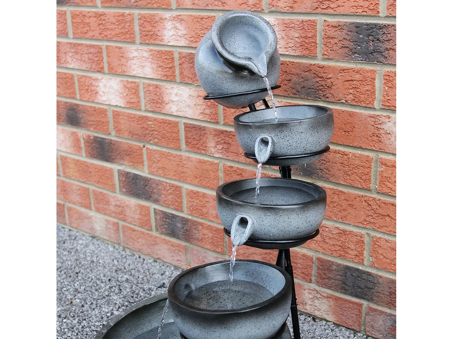 Tuinfontein - Zonne-energie - Grijs - 4 etages