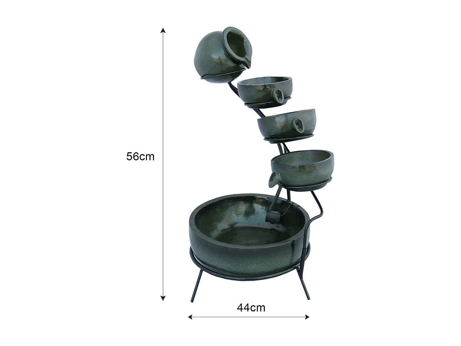 Tuinfontein - Zonne-energie - Groen - 4 etages