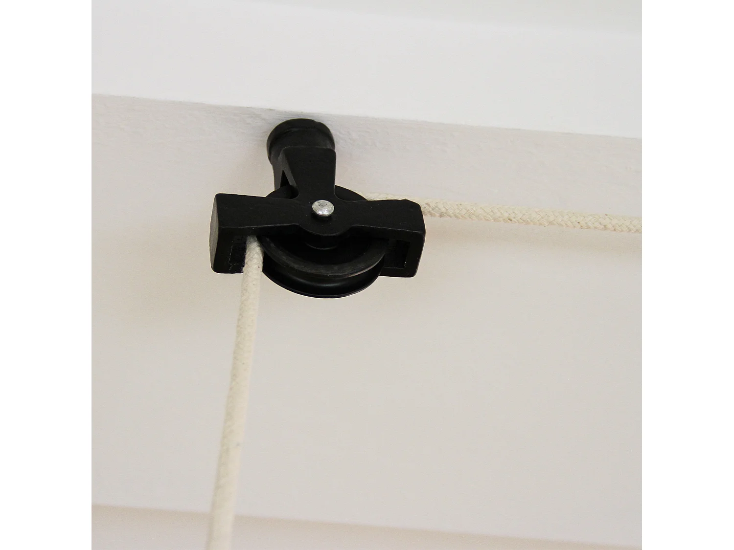 Etendoir à Linge Suspendu  - Noir- 2.4m