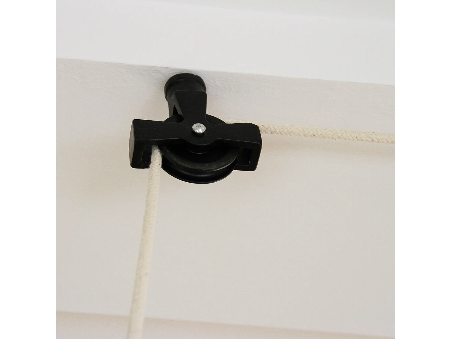 MonsterShop 1.2 m Platzsparender 6 Kieferlatten Deckentrockner aus Holz Kleidertrockner Wäschetrockner Trockner Deckenwäschetrockner im Viktoranischer Stil -Schwarz