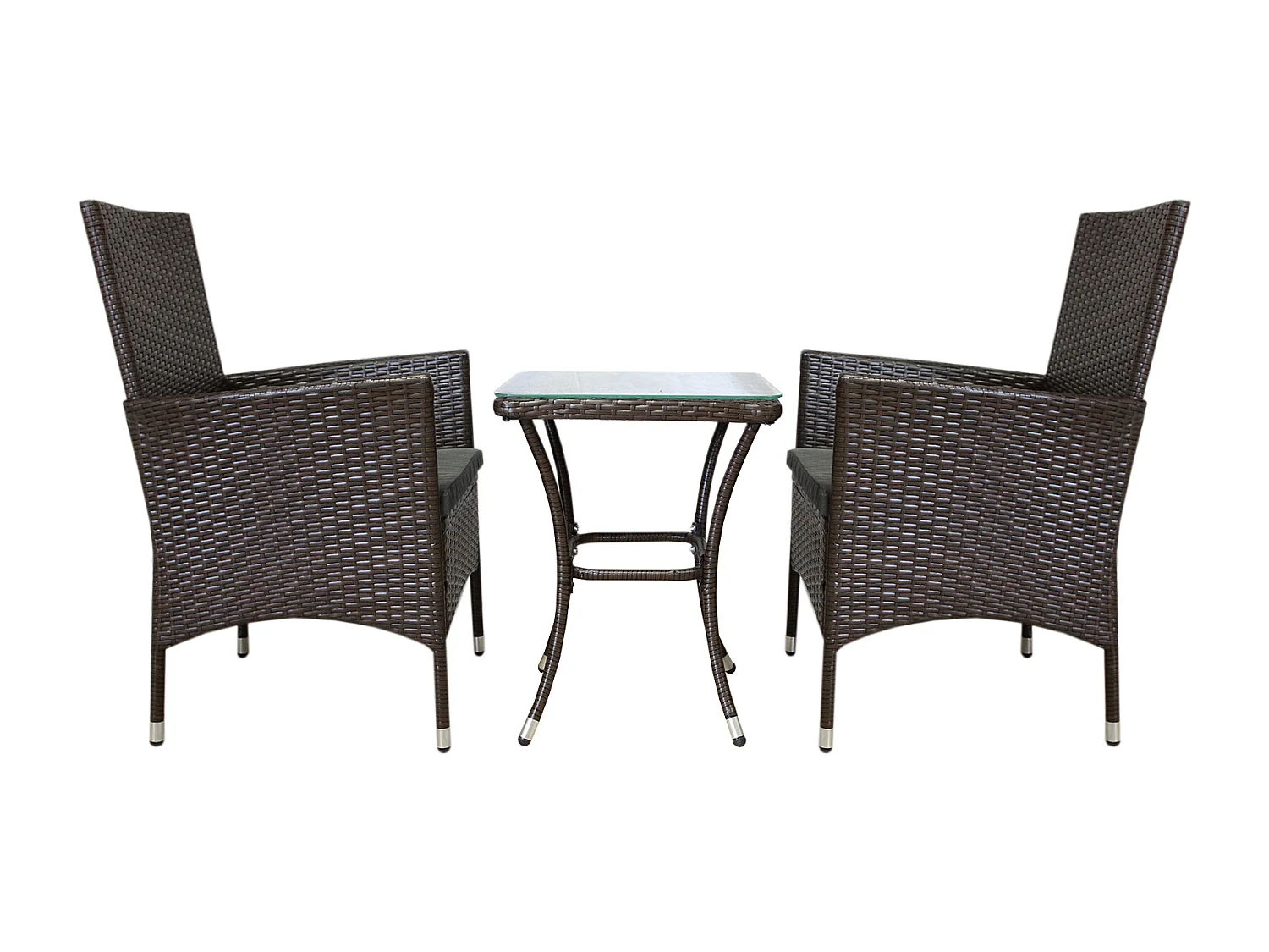 Jardí Set Bistro Rotin Marron