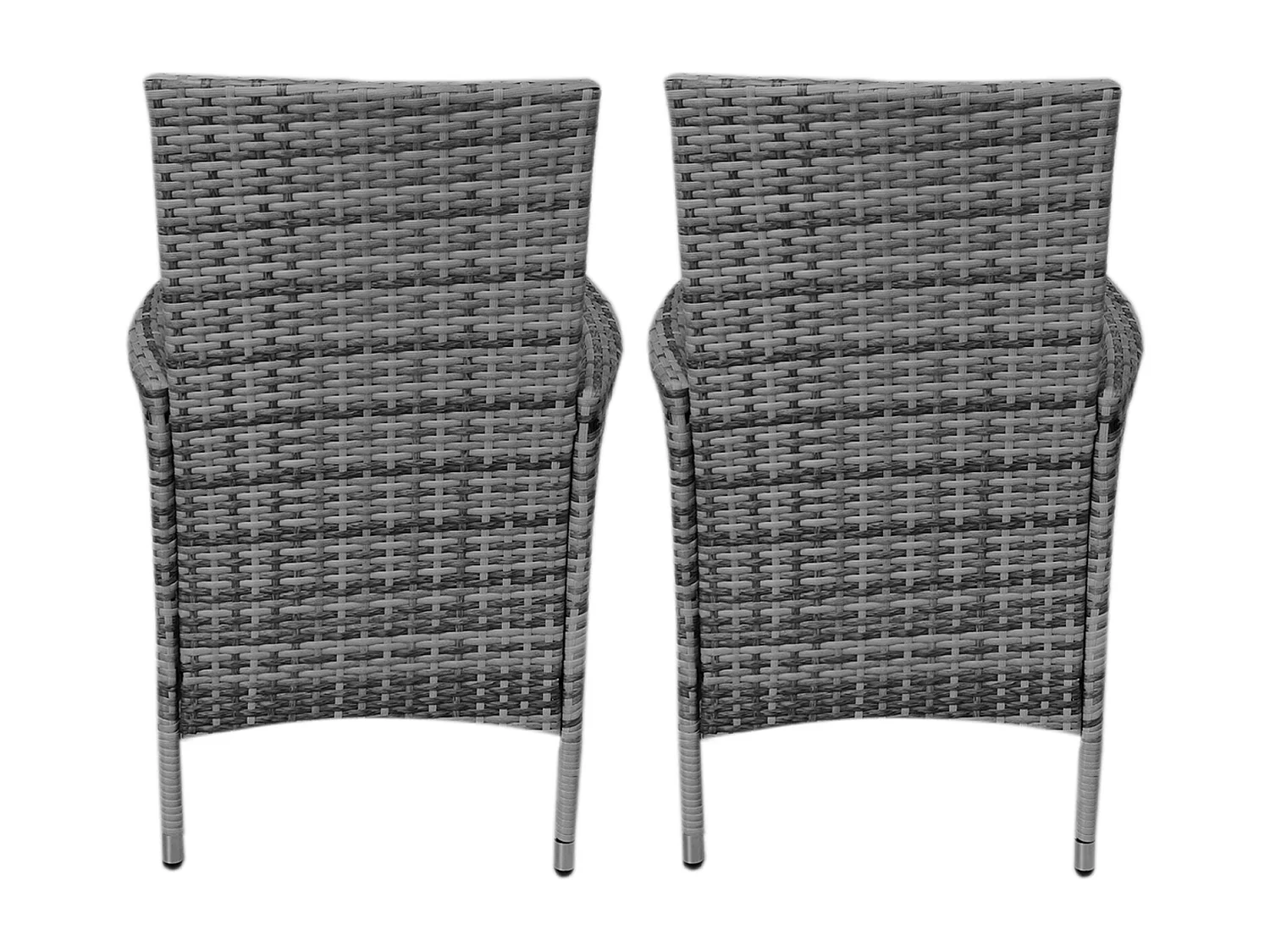 Jardí Set Bistro Rotin Gris