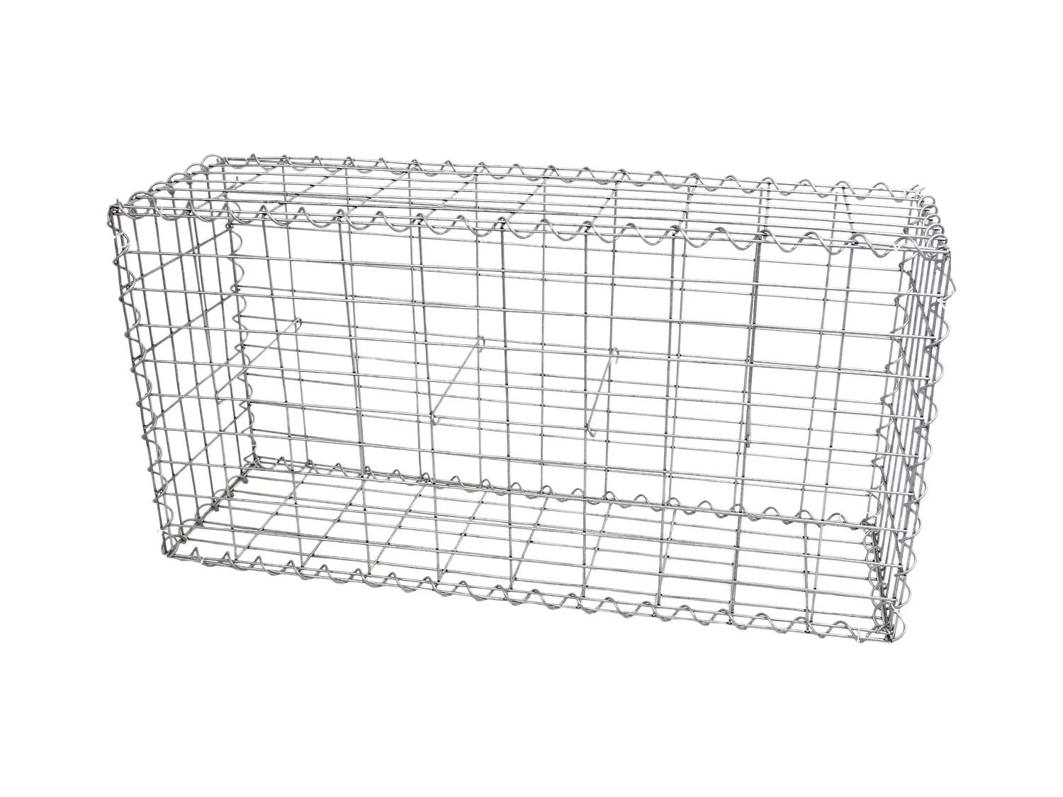 MonsterShop Lot de 3 Paniers de Gabions 100 x 50 x 30