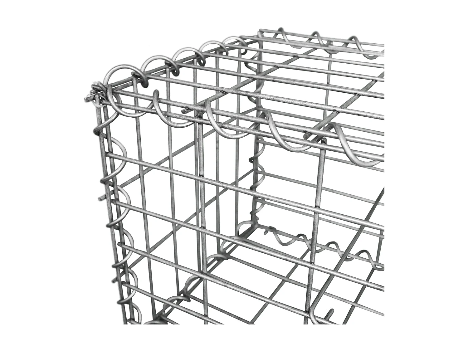 MonsterShop Lot de 3 Paniers de Gabions 100 x 50 x 30
