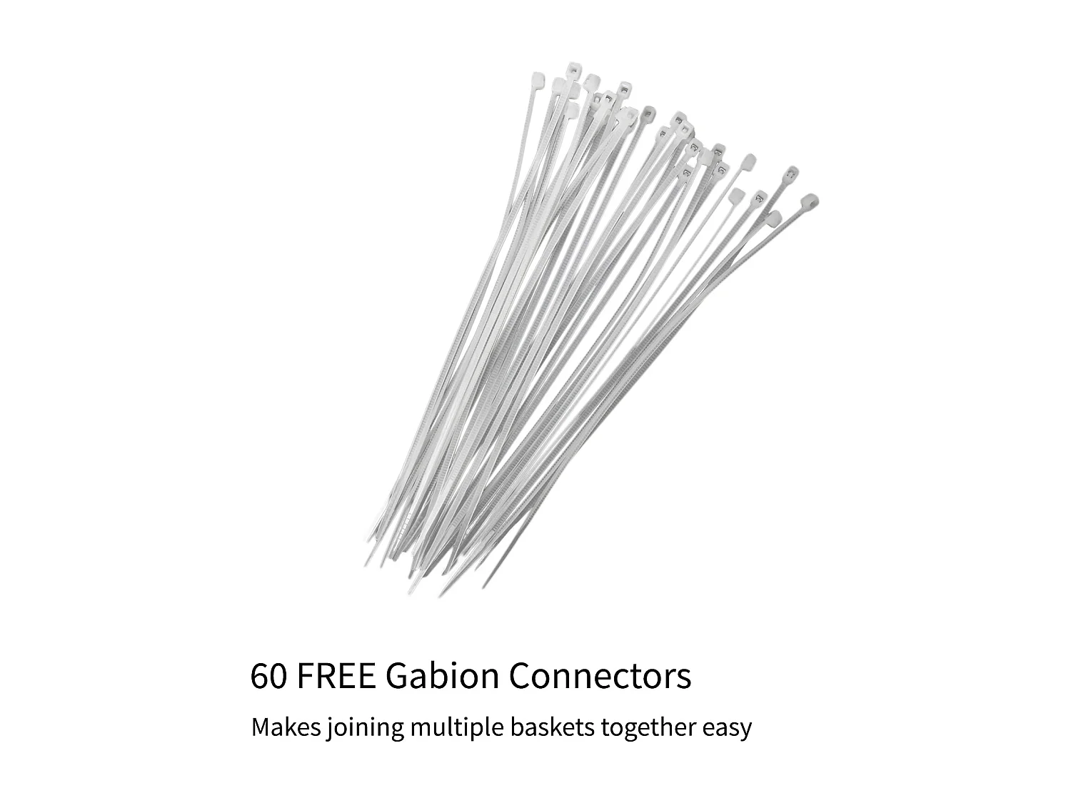 Schanskorf muur - Set: 2 - afmetingen: 100x60x30 cm