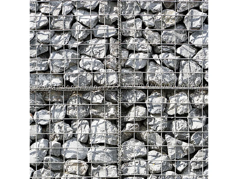 Schanskorf muur - Set: 6 - Gabion - 100x30x50 cm per unit