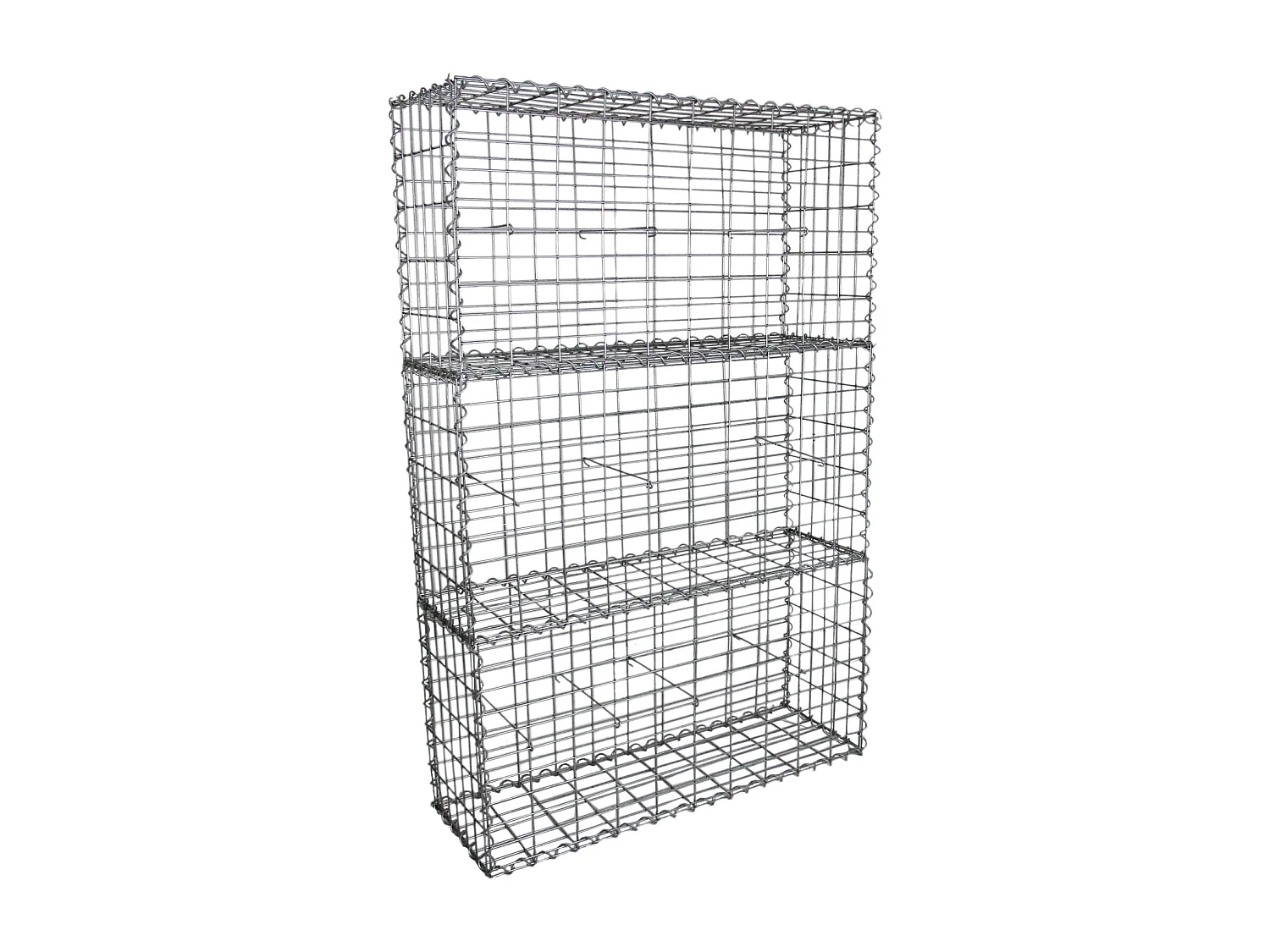 MonsterShop Lot de 6 Paniers de Gabions 100 x 50 x 30