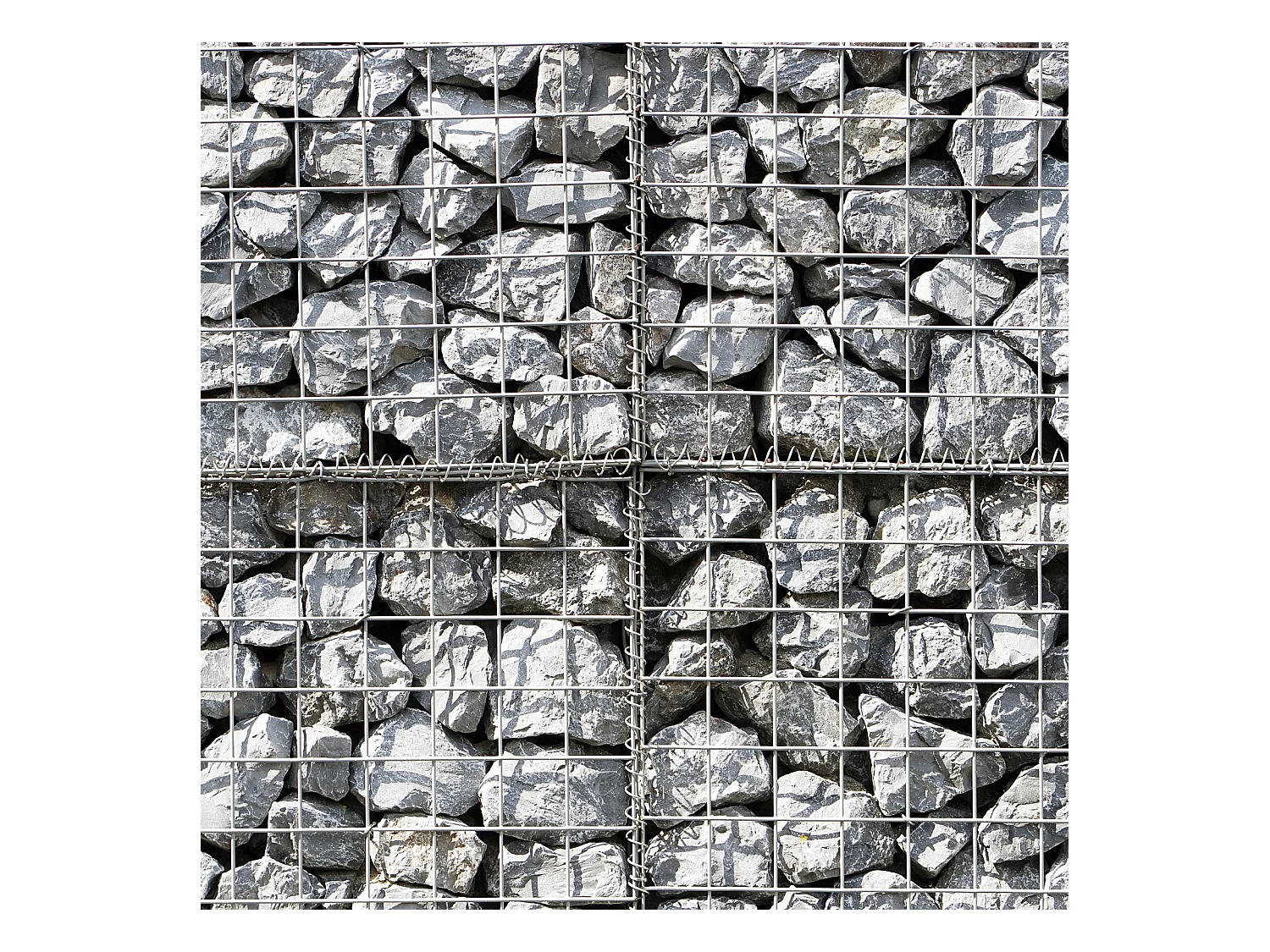 MonsterShop Lot de 6 Paniers de Gabions 100 x 50 x 30