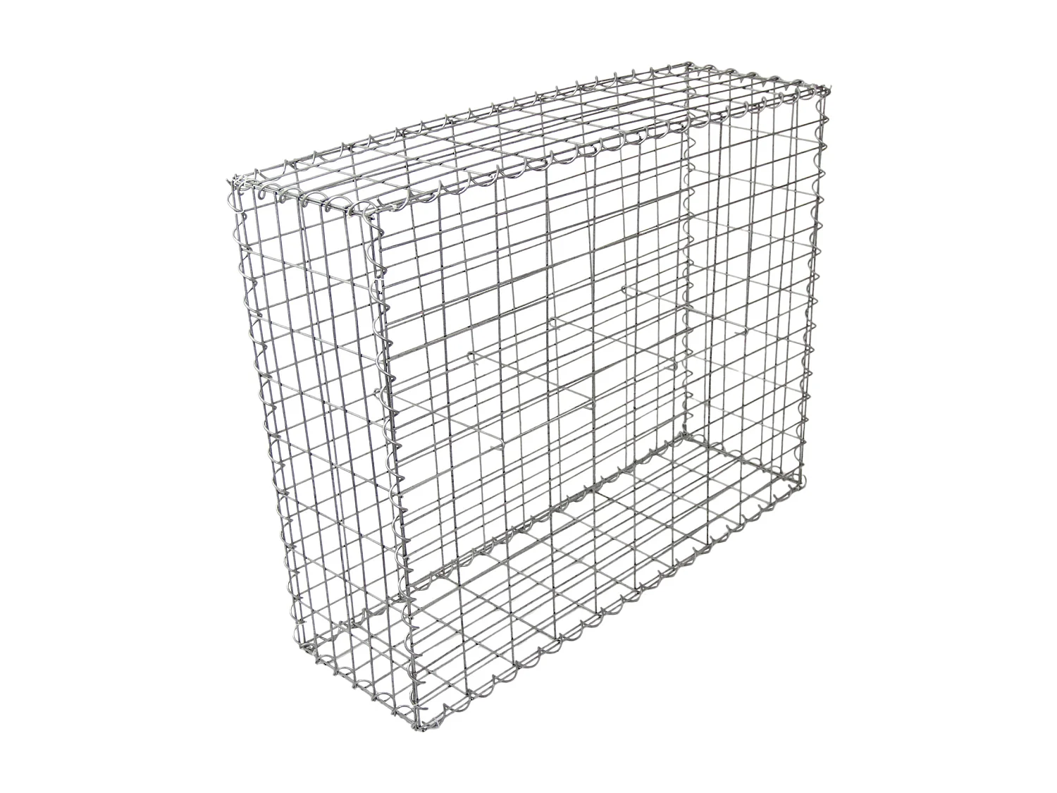 MonsterShop Lot de 2 Paniers de Gabions 100 x 95 x 30cm