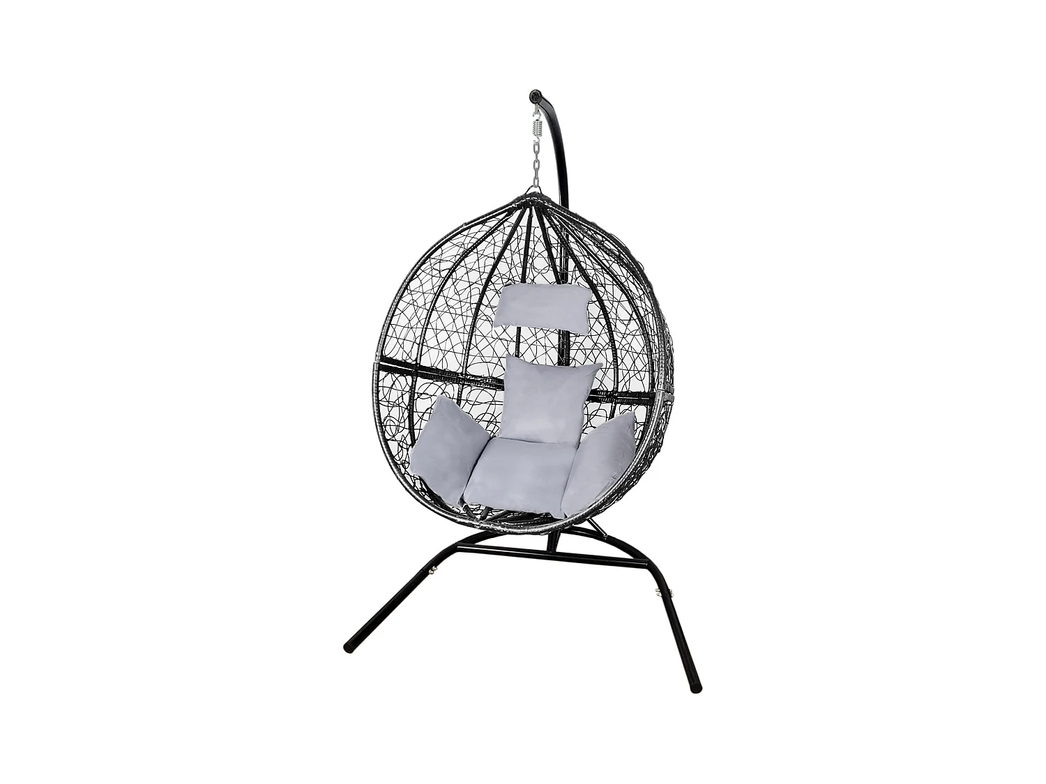Hangstoel Egg chair - Zwart - Max: 150 kg