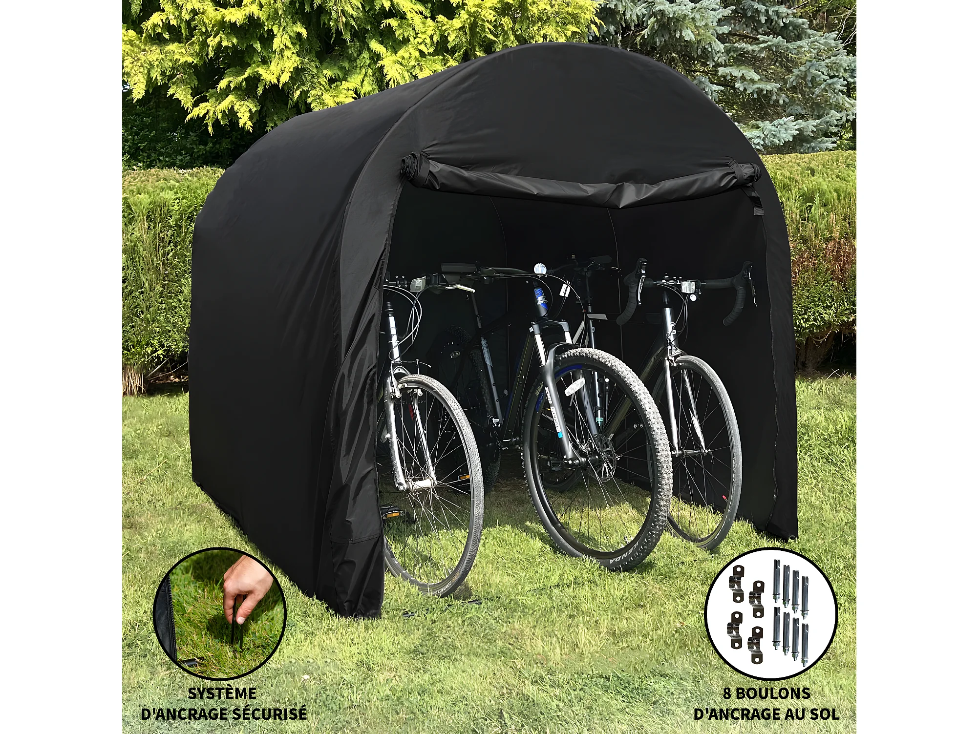 Telo Copribici Impermeabile Antipioggia Con Borsa – Adatto A E-bike, MTB, City Bike, Protezione Da Intemperie