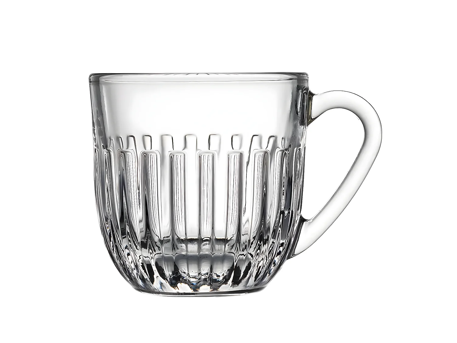 Juego de 6 tazas de vidrio expreso